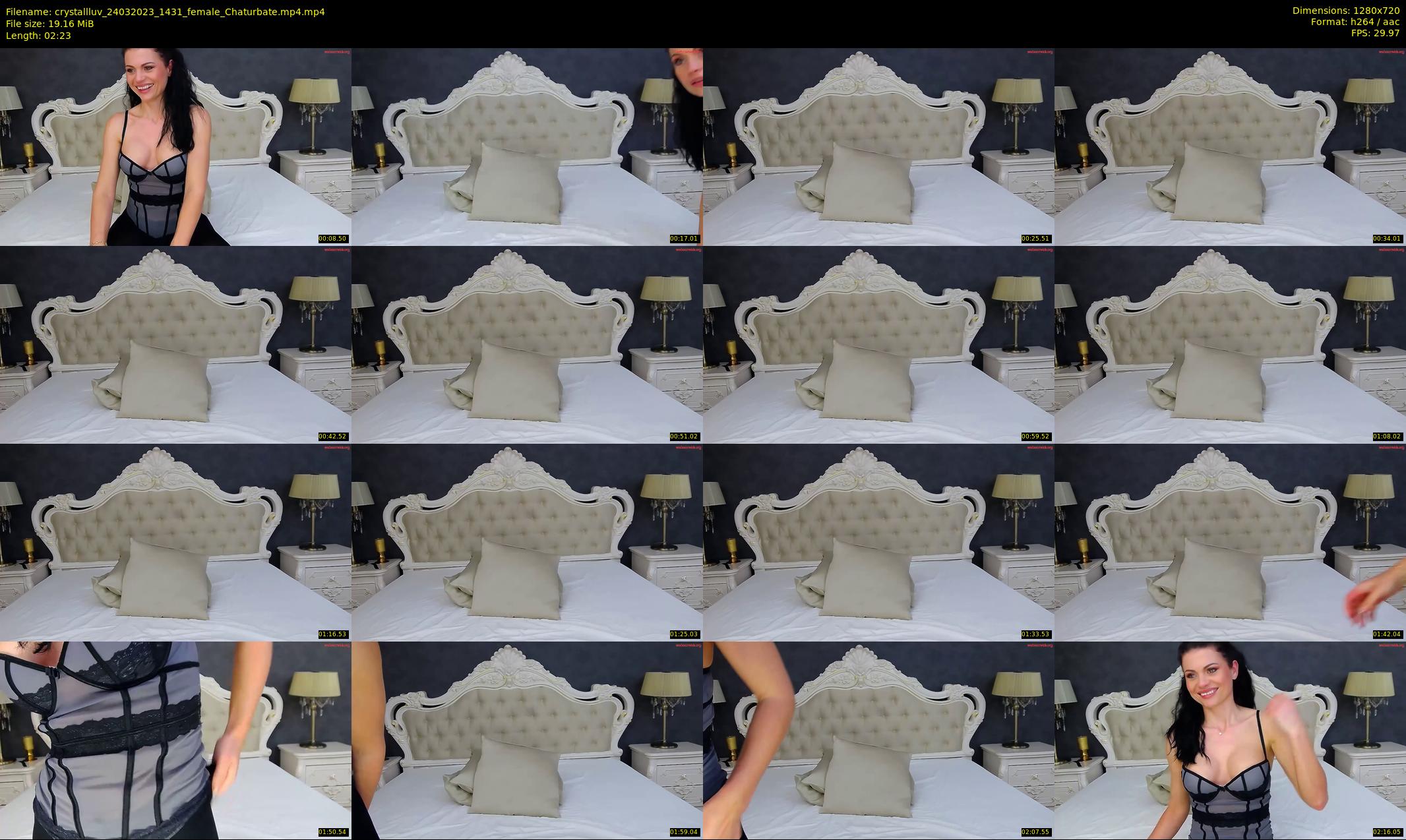 crystallluv — 3 minute Chaturbate female cam show recording, 720p, Mar 24, 2023