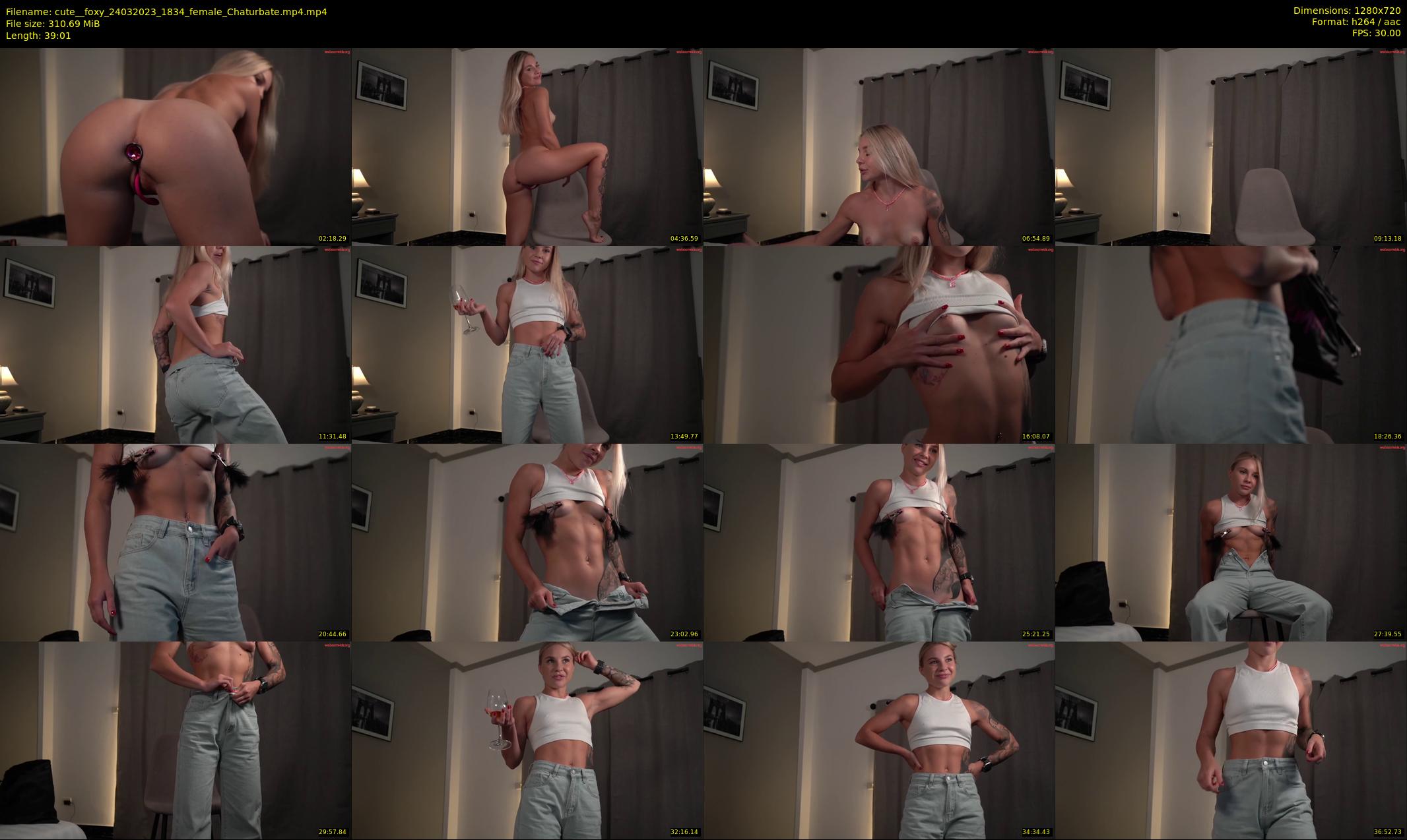 cute__foxy — 40 minute Chaturbate couple cam show recording, 720p, Mar 24, 2023