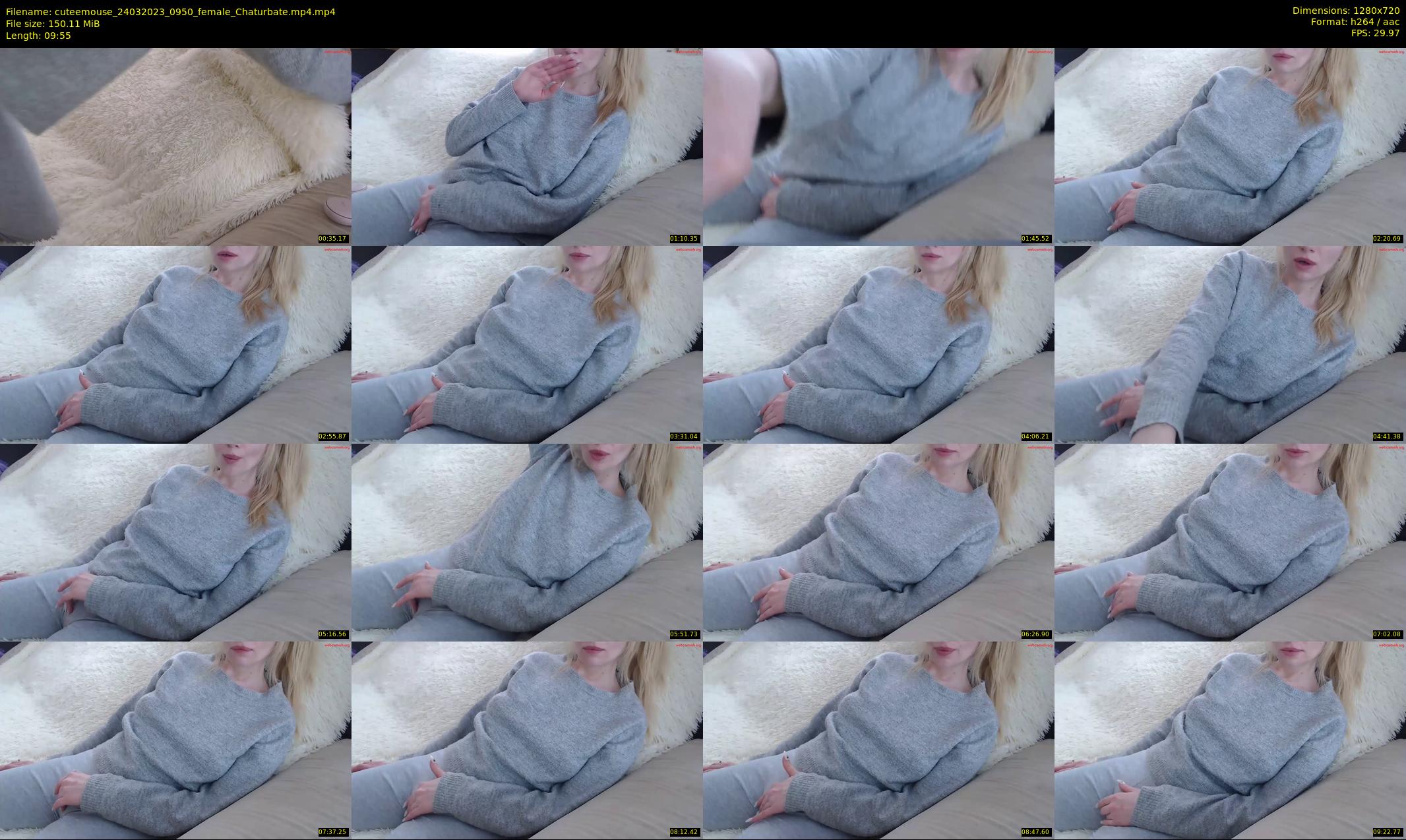 cuteemouse — 10 minute Chaturbate female cam show recording, 720p, Mar 24, 2023