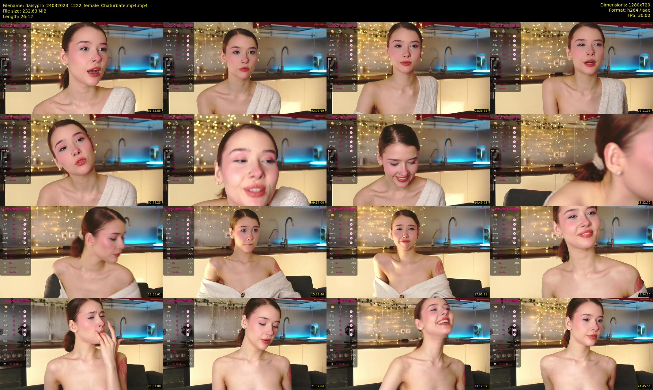 daisypro — 27 minute Chaturbate couple cam show recording, 720p, Mar 24, 2023