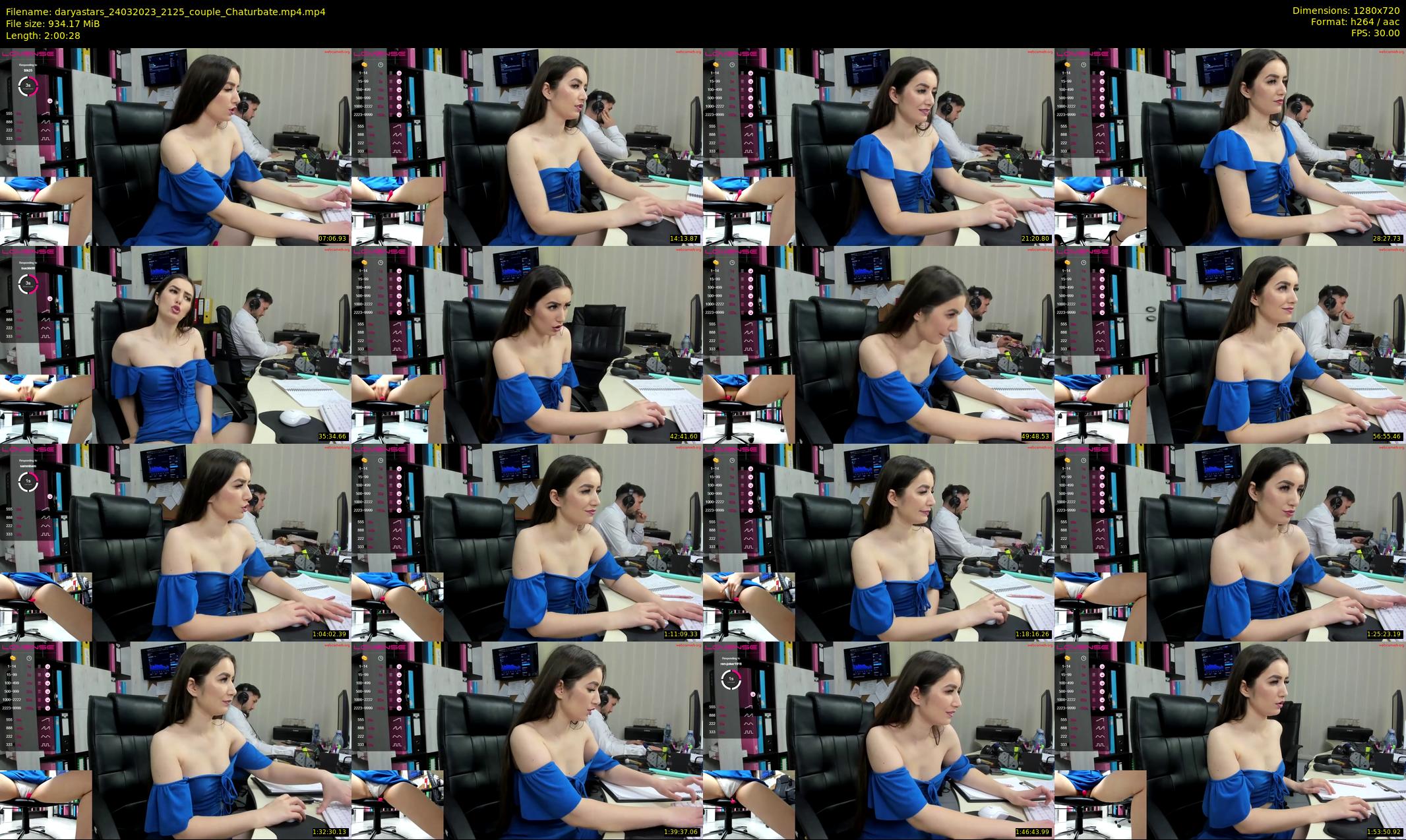 daryastars — 121 minute Chaturbate couple cam show recording, 720p, Mar 24, 2023