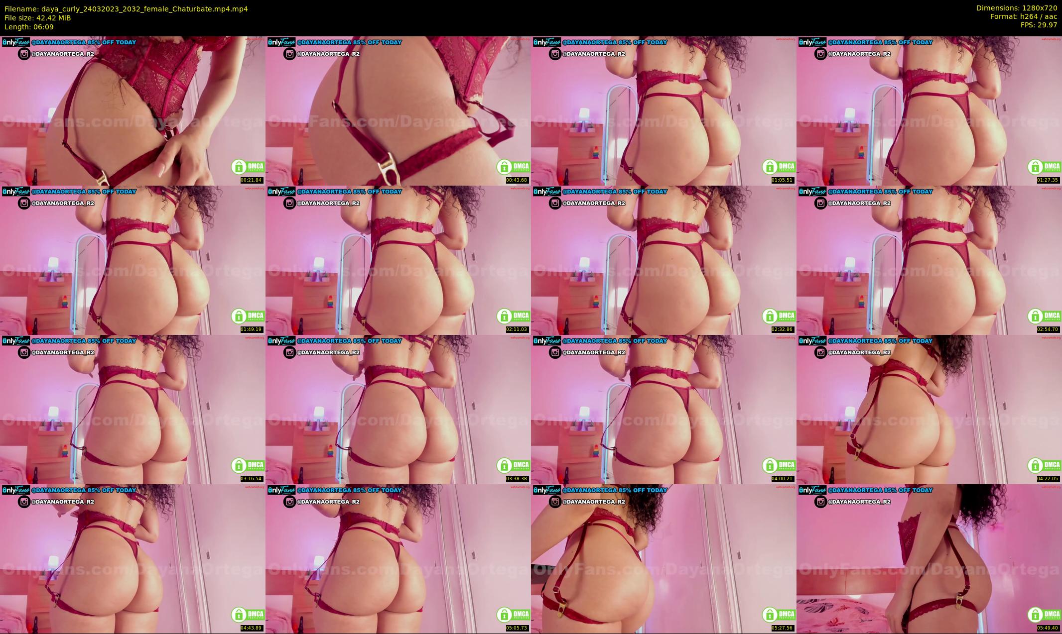 daya_curly — 7 minute Chaturbate female cam show recording, 720p, Mar 24, 2023
