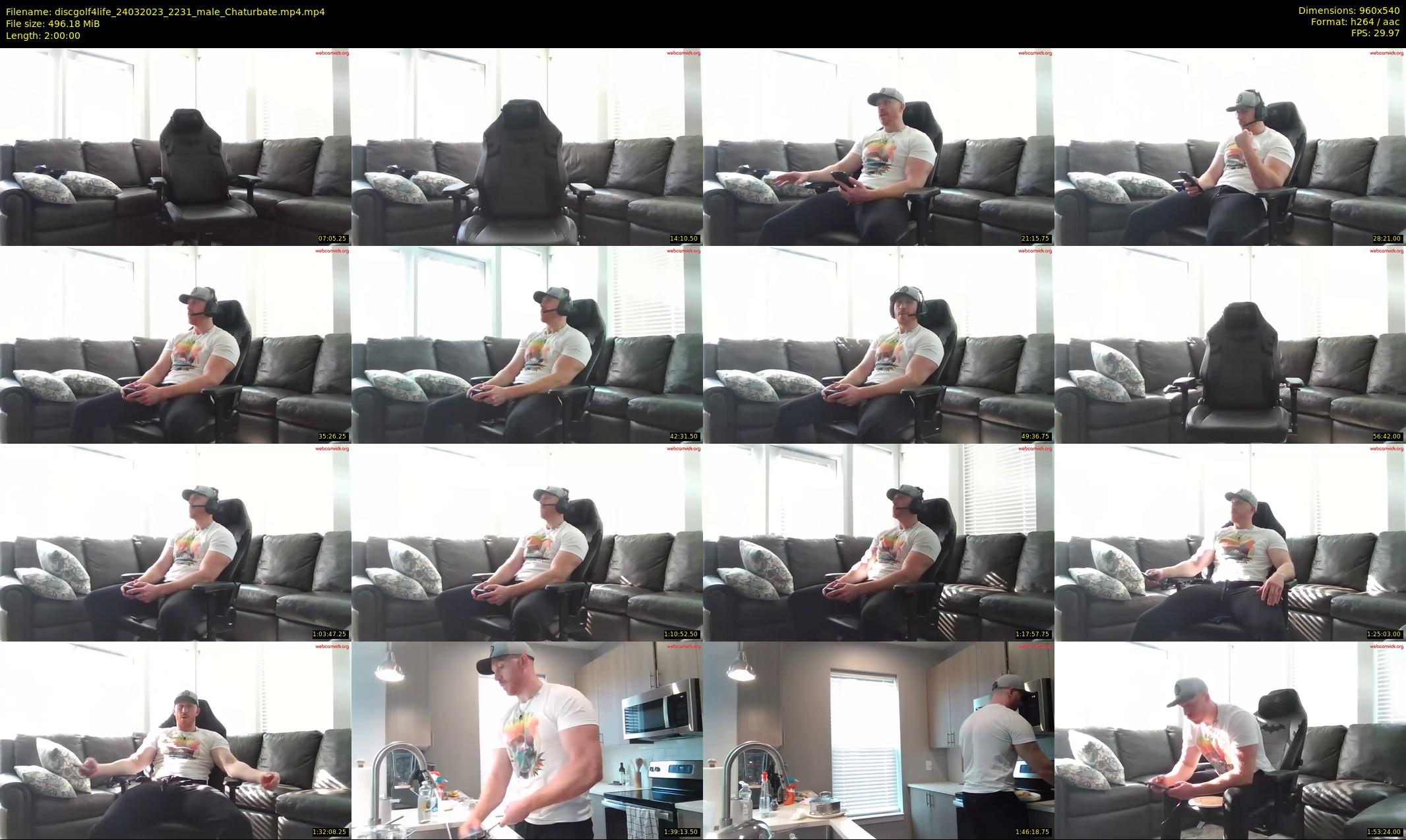 discgolf4life — 120 minute Chaturbate male cam show recording, 480p, Mar 24, 2023