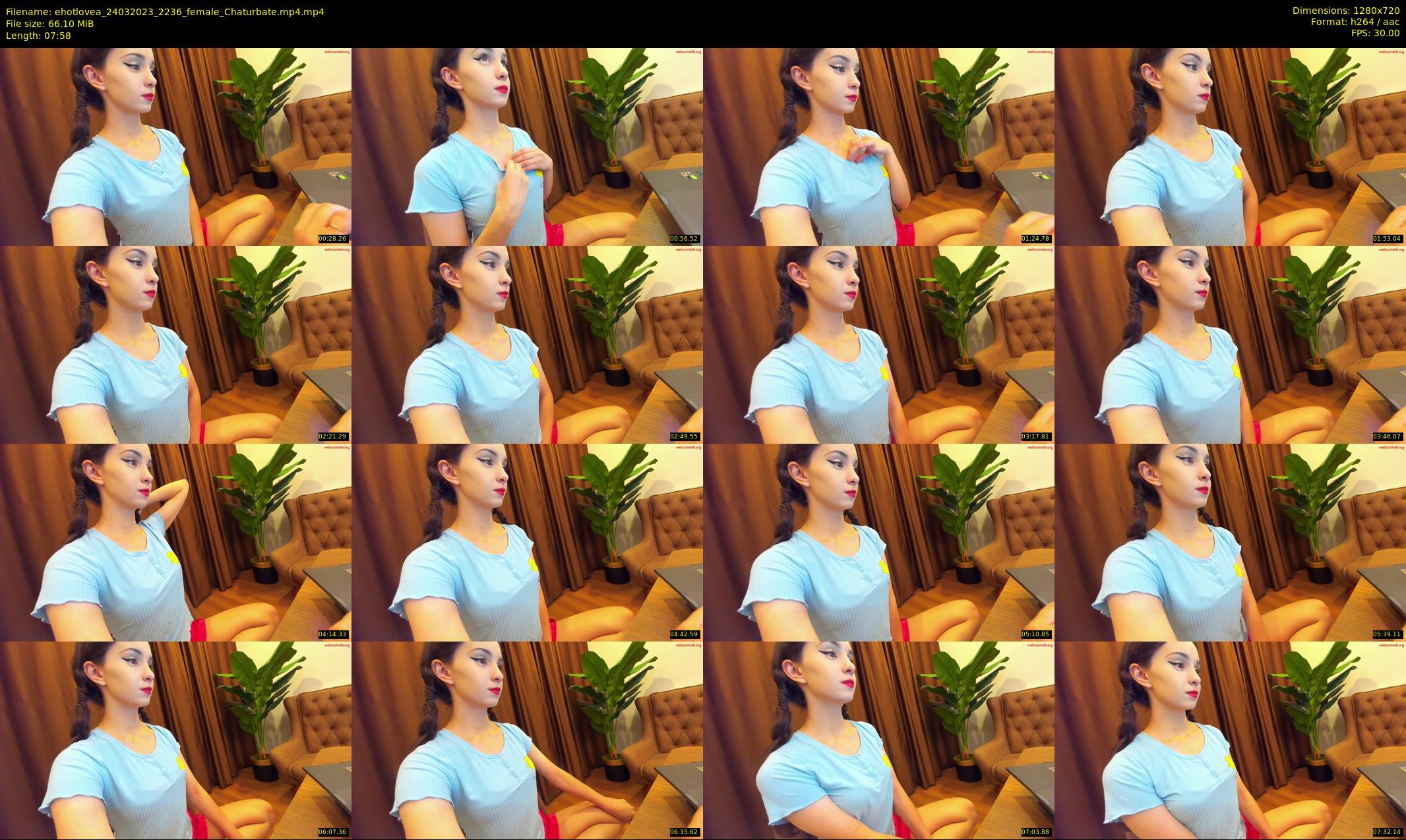 ehotlovea — 8 minute Chaturbate female cam show recording, 720p, Mar 24, 2023