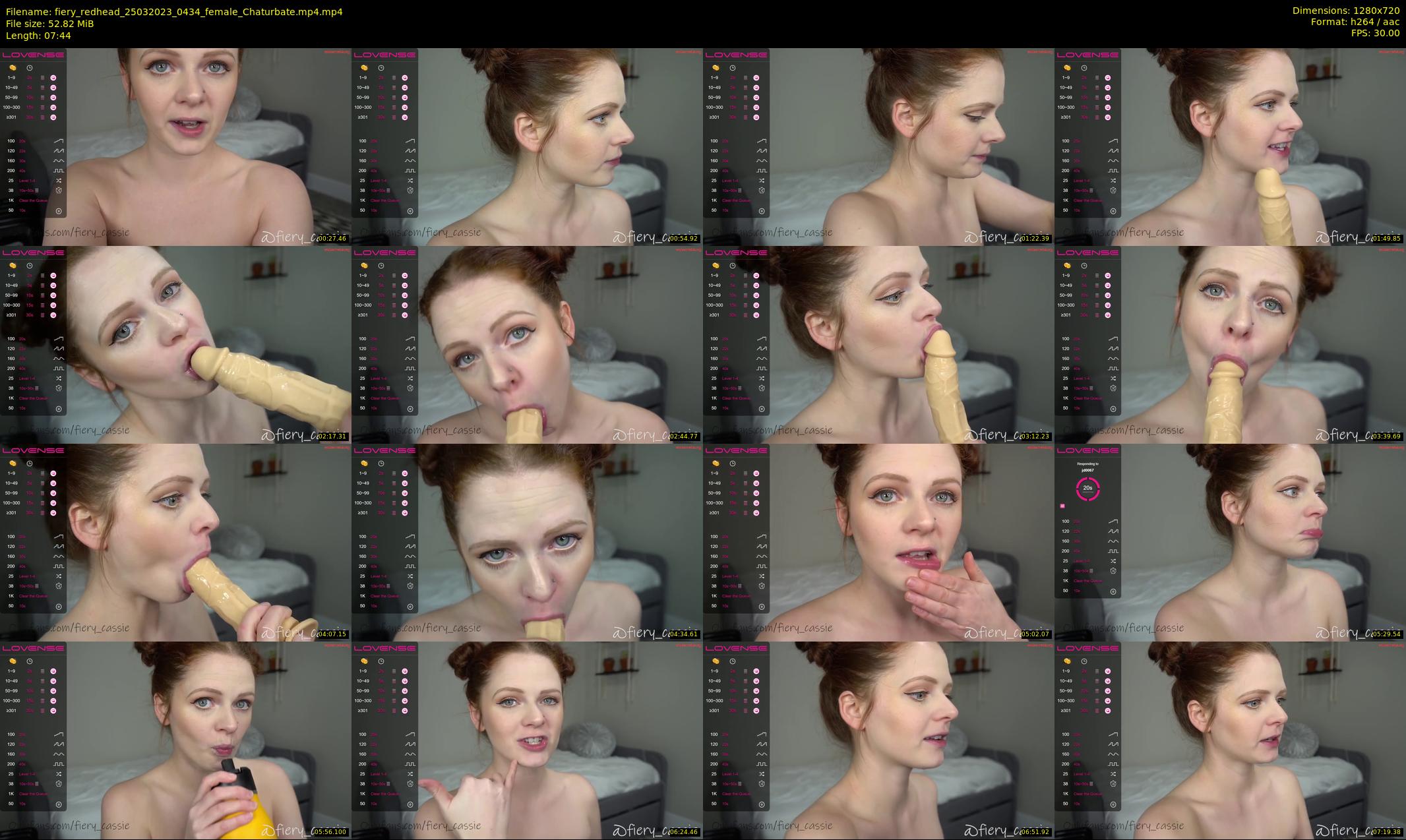 fiery_redhead — 8 minute Chaturbate female cam show recording, 720p, Mar 25, 2023