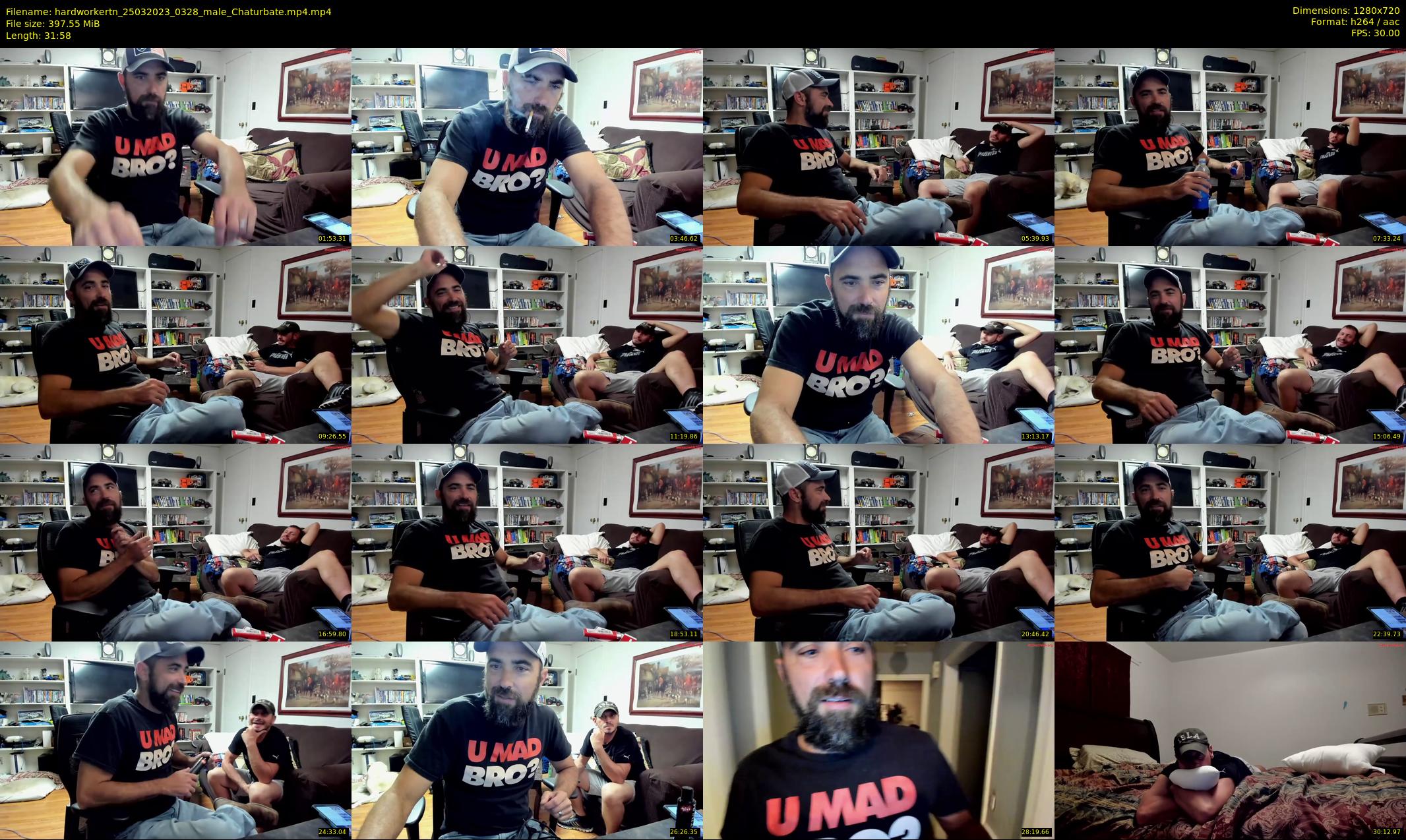 hardworkertn — 32 minute Chaturbate male cam show recording, 720p, Mar 25, 2023