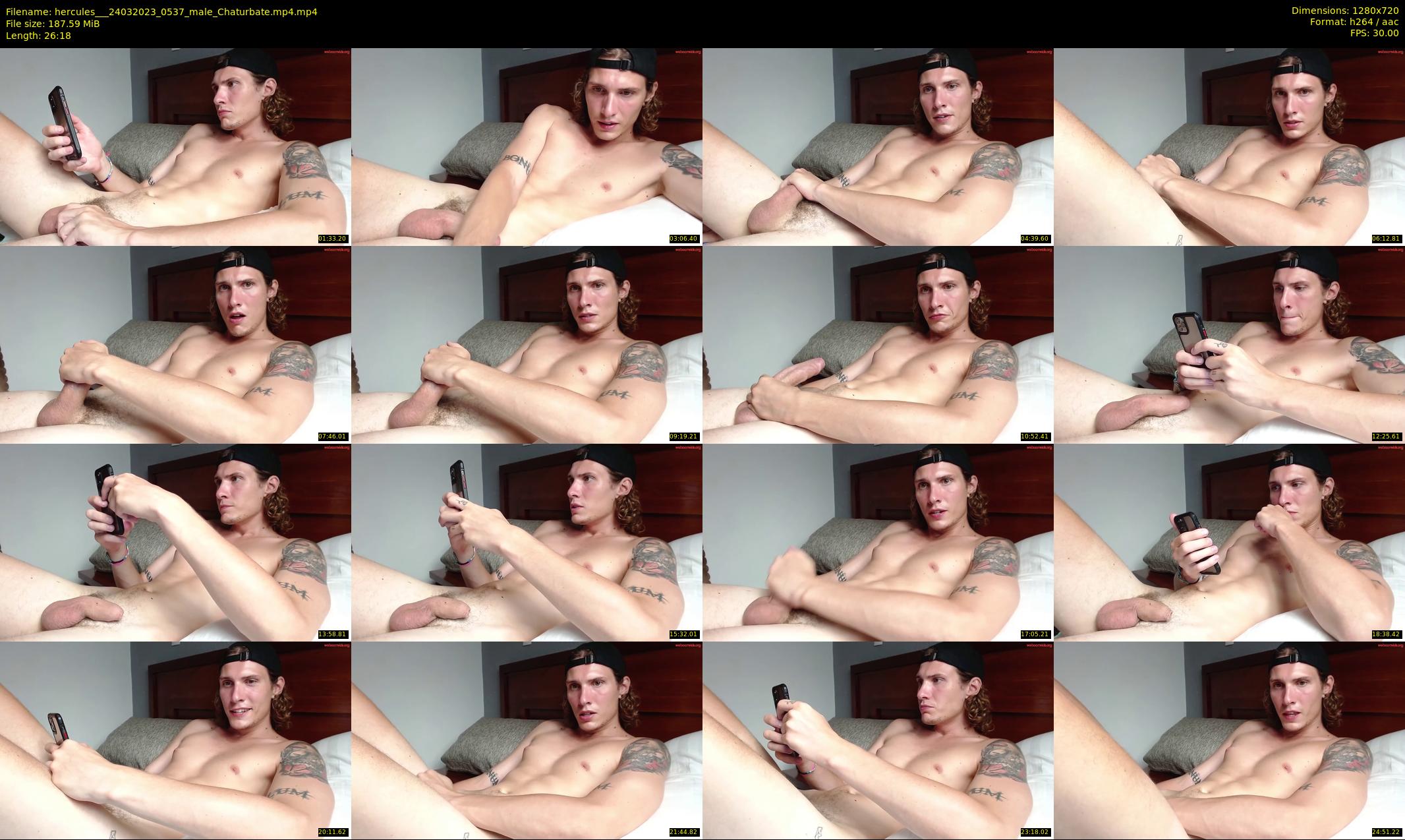 hercules__ — 27 minute Chaturbate male cam show recording, 720p, Mar 24, 2023