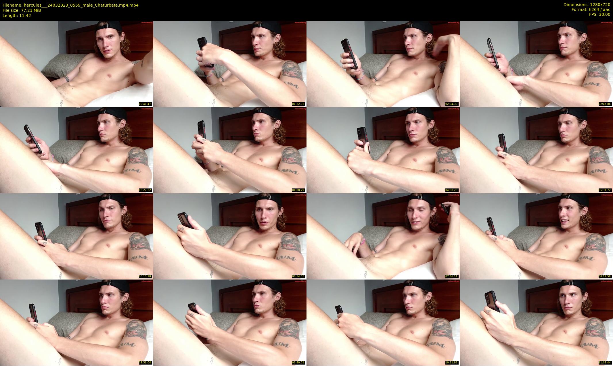 hercules__ — 12 minute Chaturbate male cam show recording, 720p, Mar 24, 2023