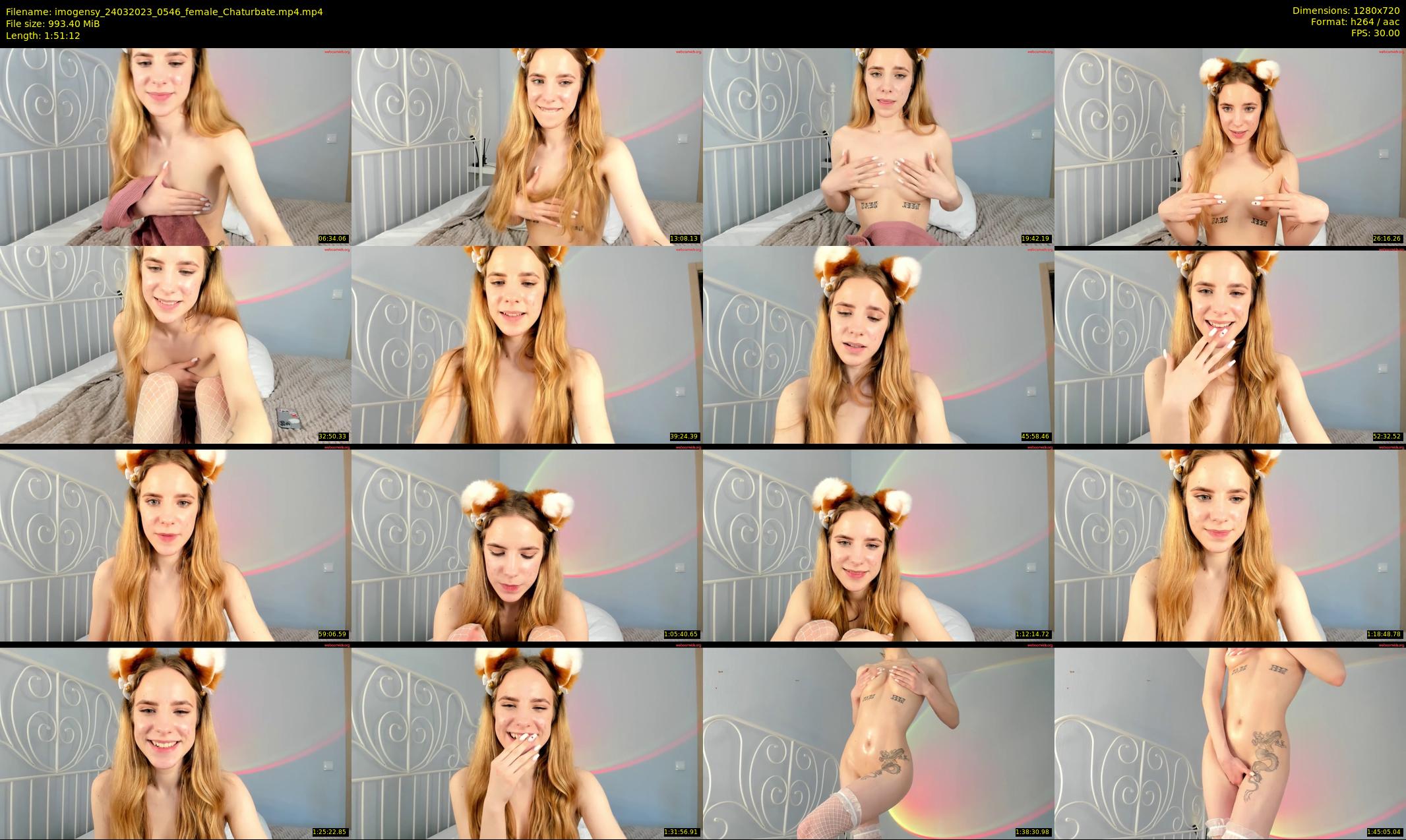 imogensy — 112 minute Chaturbate female cam show recording, 720p, Mar 24, 2023