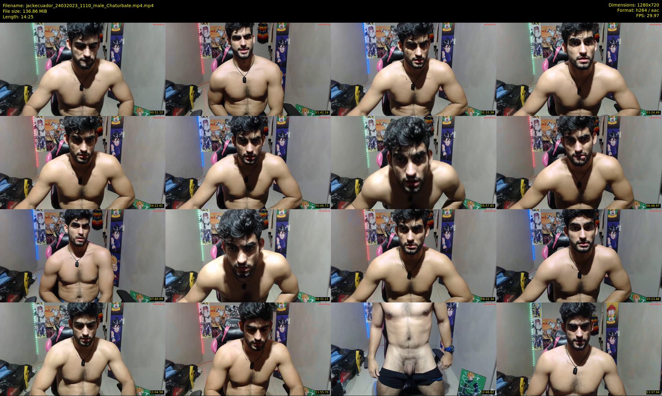 jackecuador — 15 minute Chaturbate male cam show recording, 720p, Mar 24, 2023