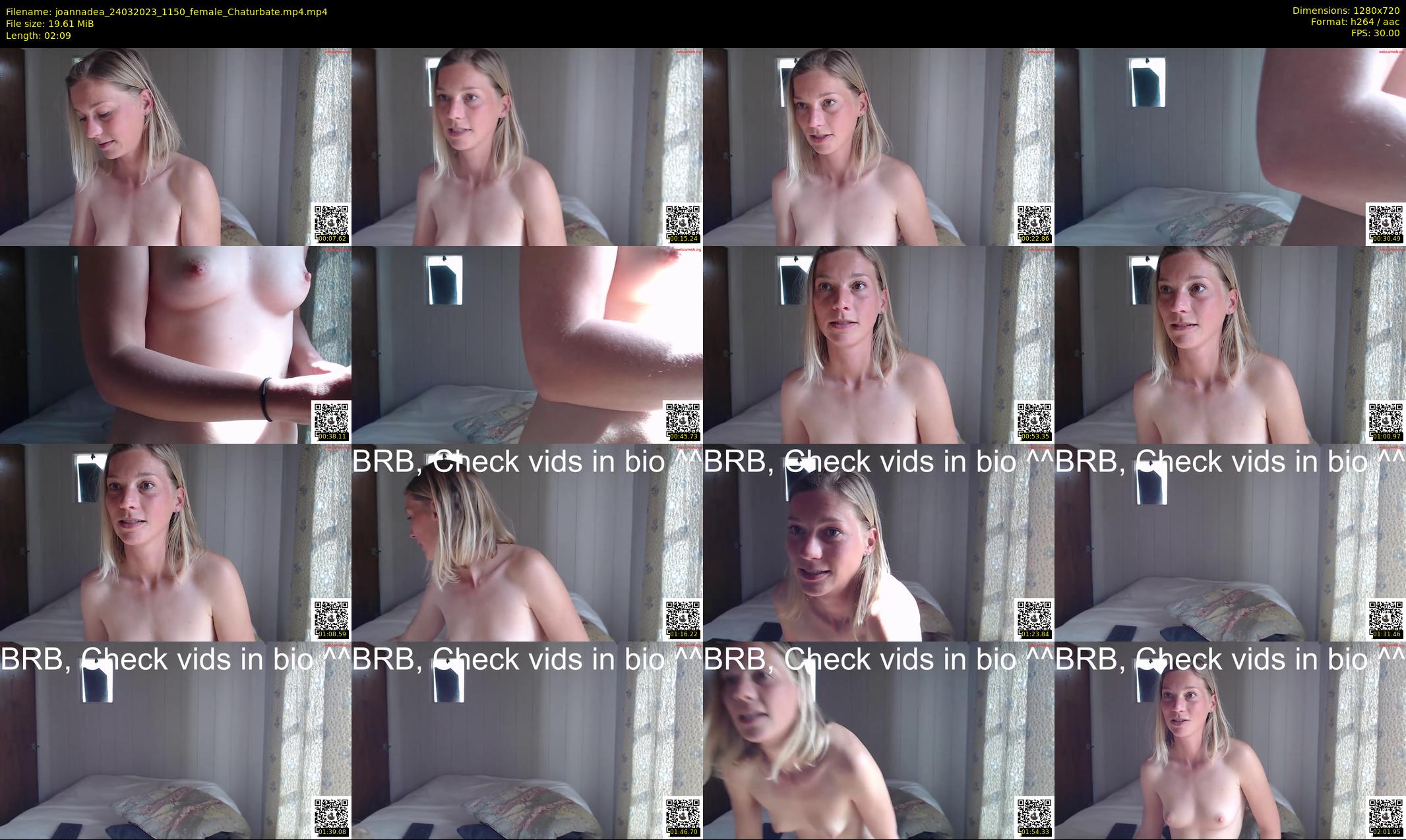 joannadea — 3 minute Chaturbate female cam show recording, 720p, Mar 24, 2023