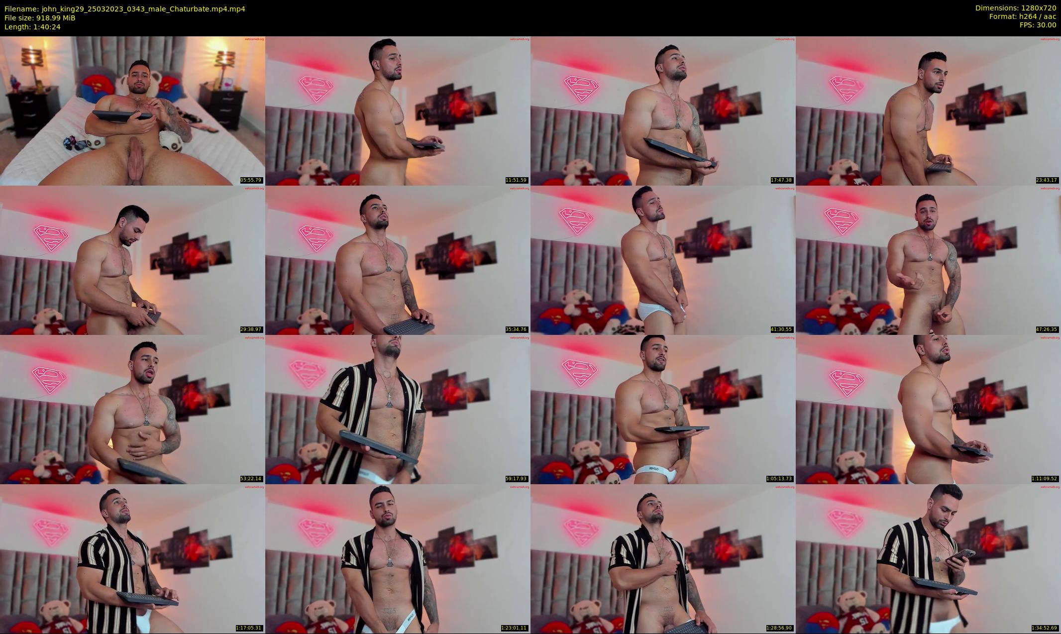 john_king29 — 101 minute Chaturbate male cam show recording, 720p, Mar 25, 2023