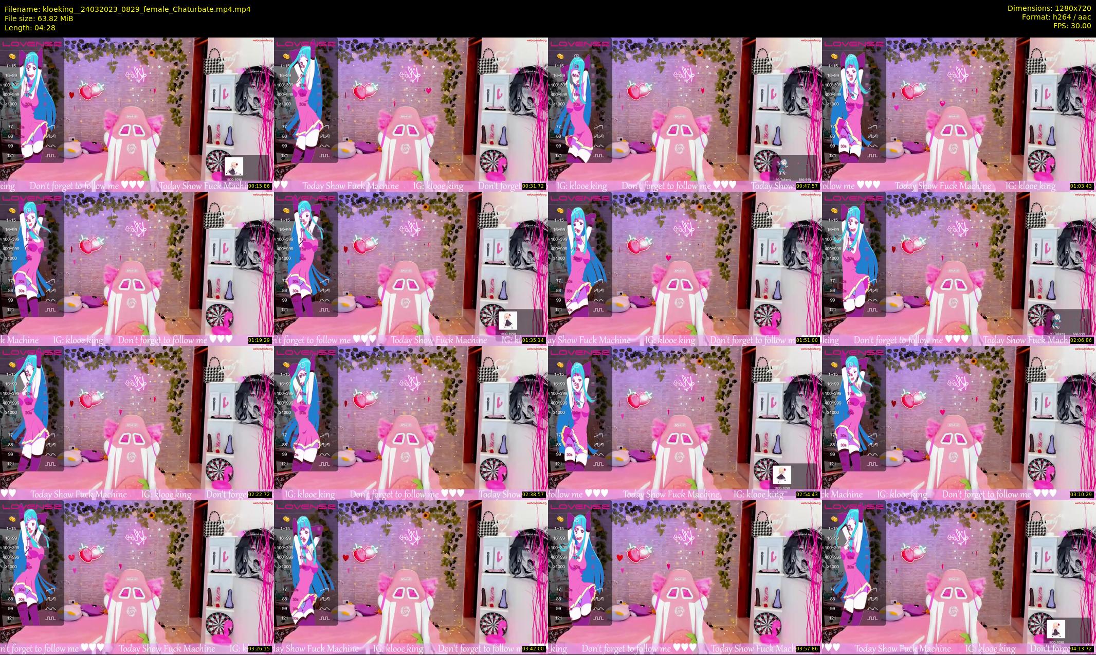 kloeking_ — 5 minute Chaturbate female cam show recording, 720p, Mar 24, 2023