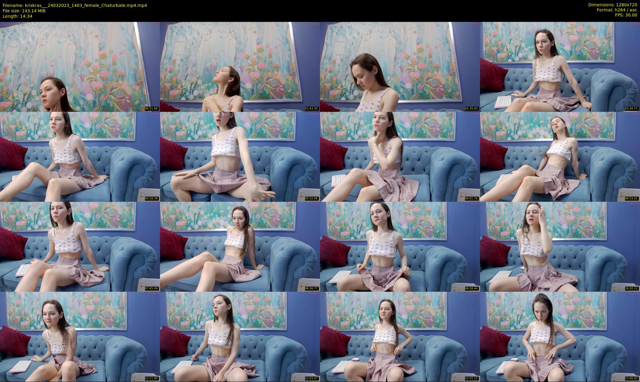 kriskras__ — 15 minute Chaturbate female cam show recording, 720p, Mar 24, 2023