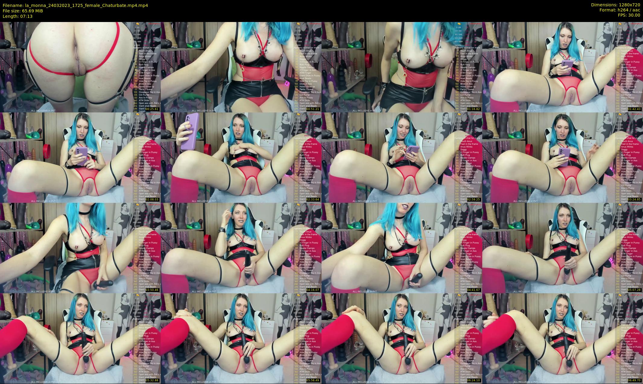 la_monna — 8 minute Chaturbate female cam show recording, 720p, Mar 24, 2023