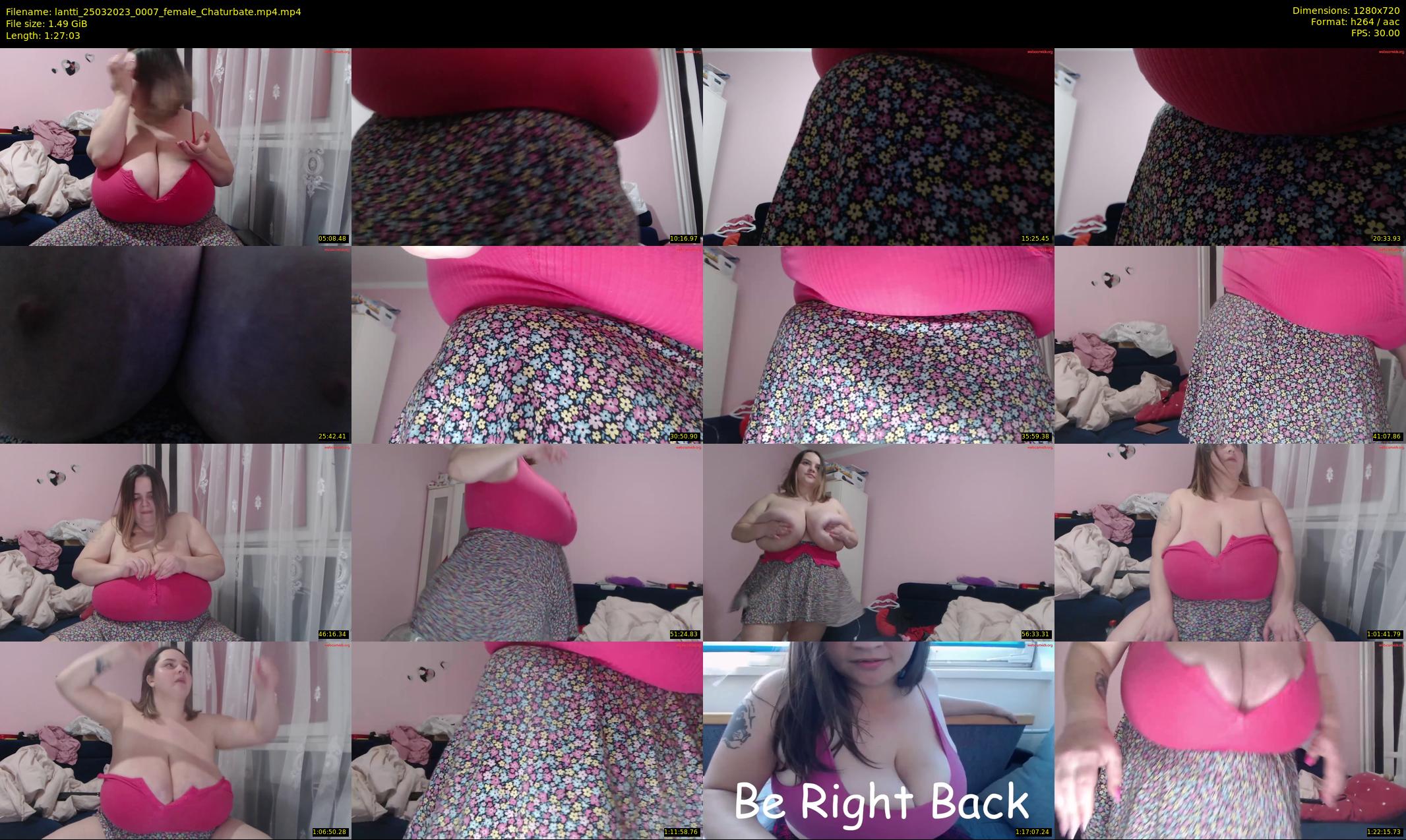 lantti — 88 minute Chaturbate female cam show recording, 720p, Mar 25, 2023