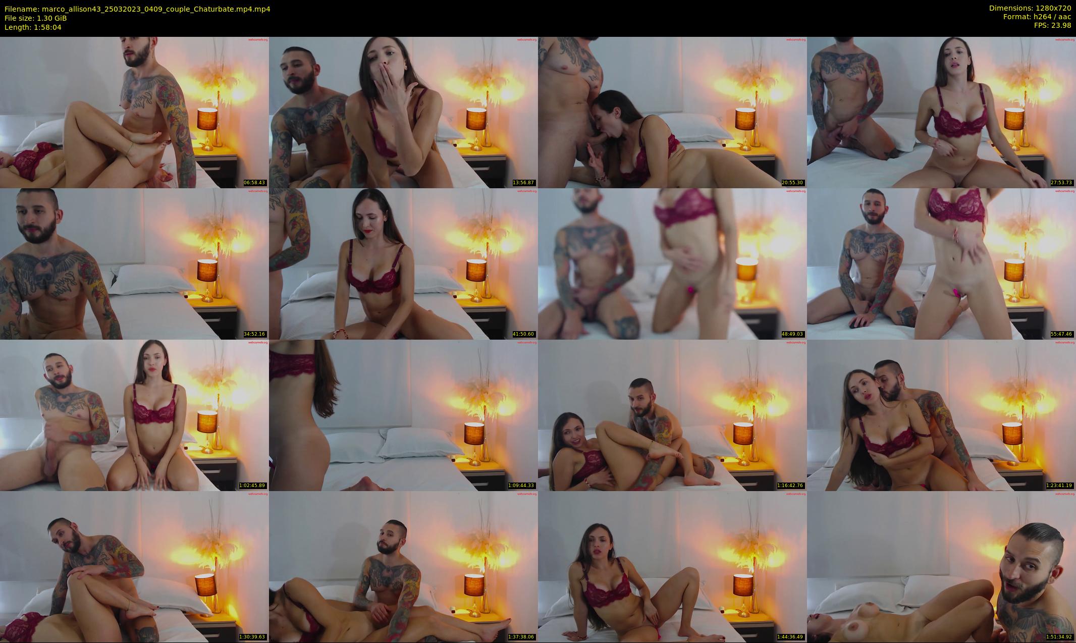 marco_allison43 — 119 minute Chaturbate couple cam show recording, 720p, Mar 25, 2023