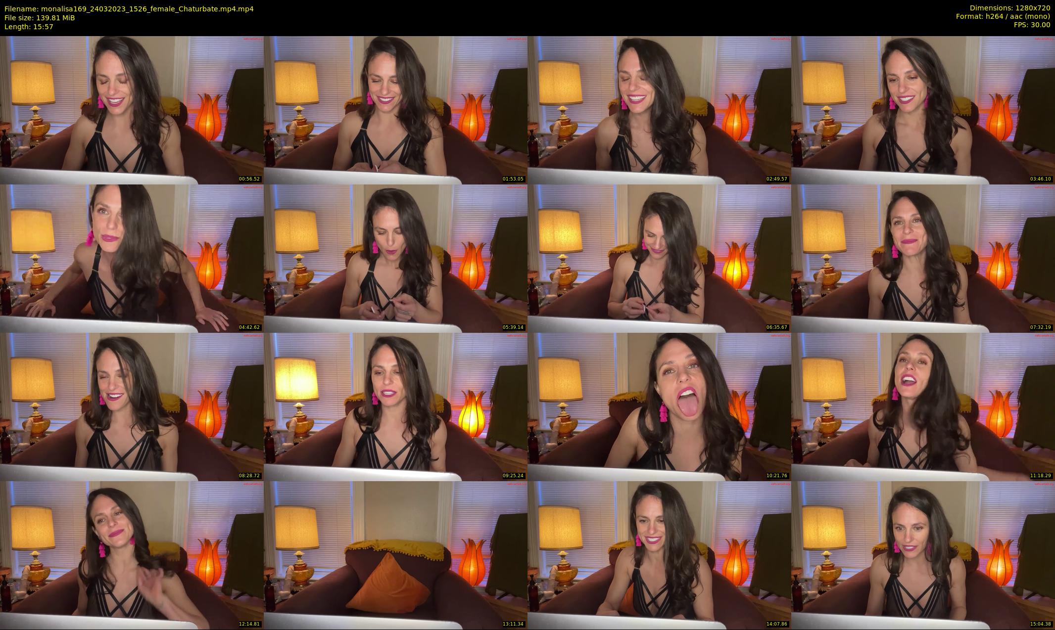 monalisa169 — 16 minute Chaturbate female cam show recording, 720p, Mar 24, 2023