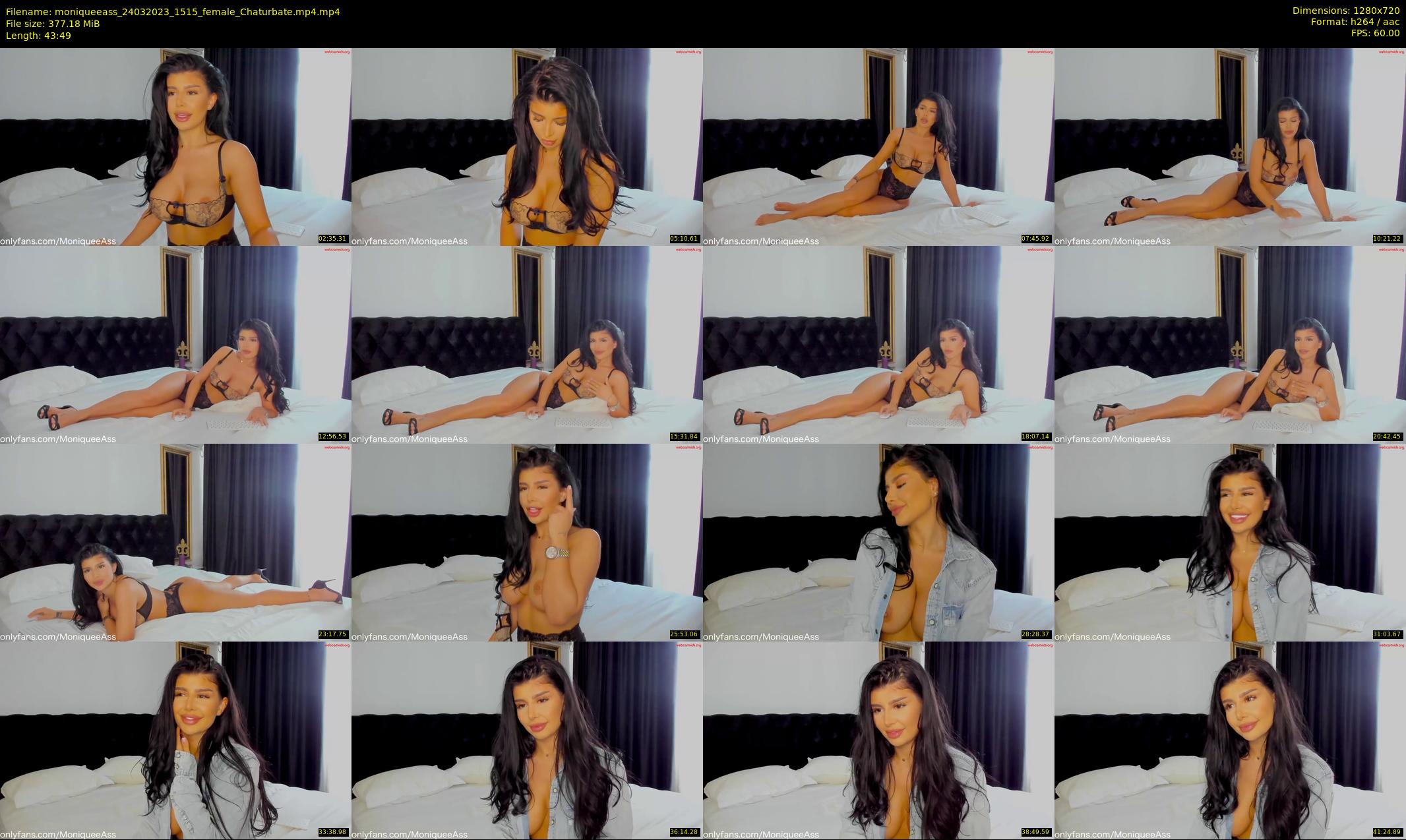 moniqueeass — 44 minute Chaturbate female cam show recording, 720p, Mar 24, 2023