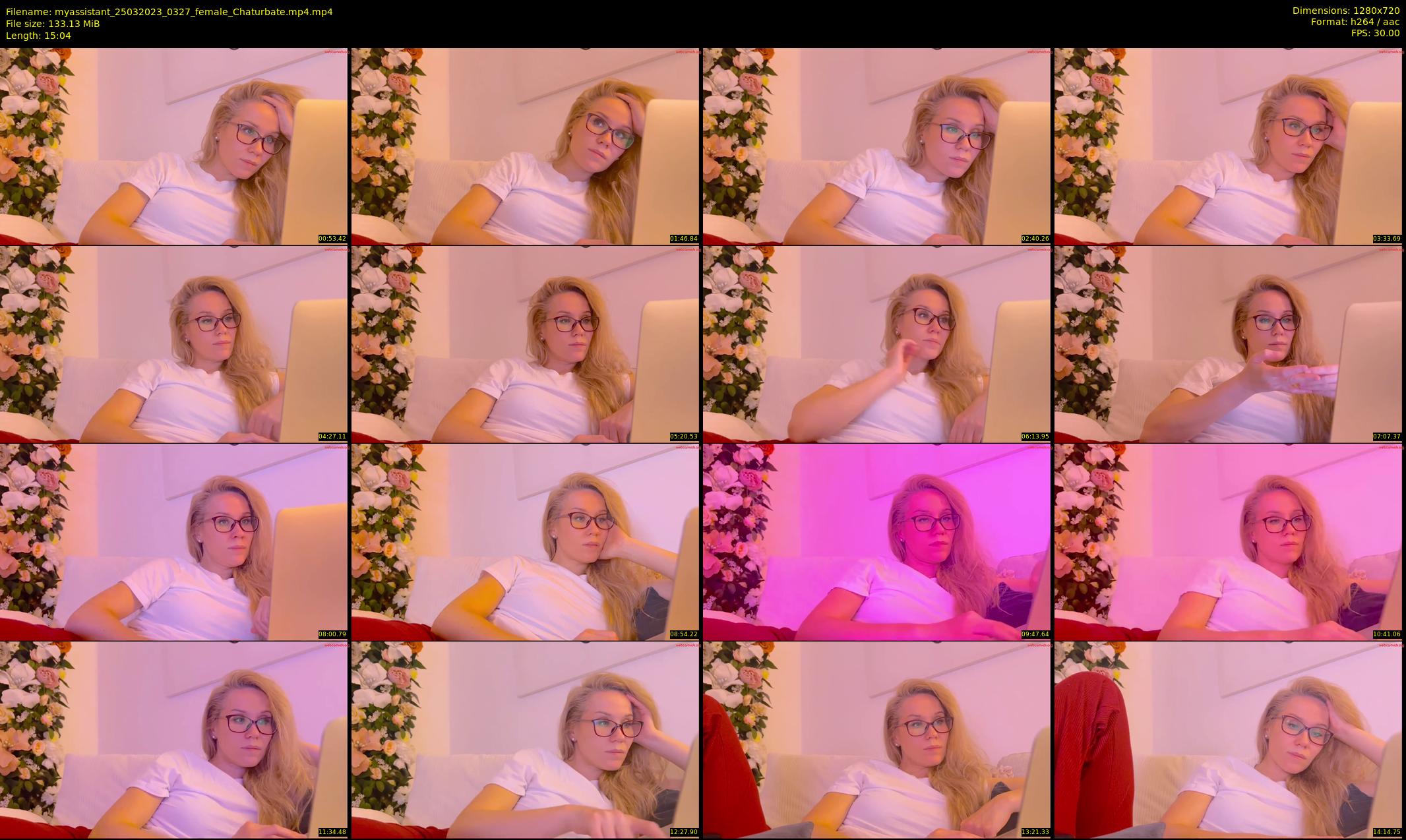 myassistant — 16 minute Chaturbate female cam show recording, 720p, Mar 25, 2023