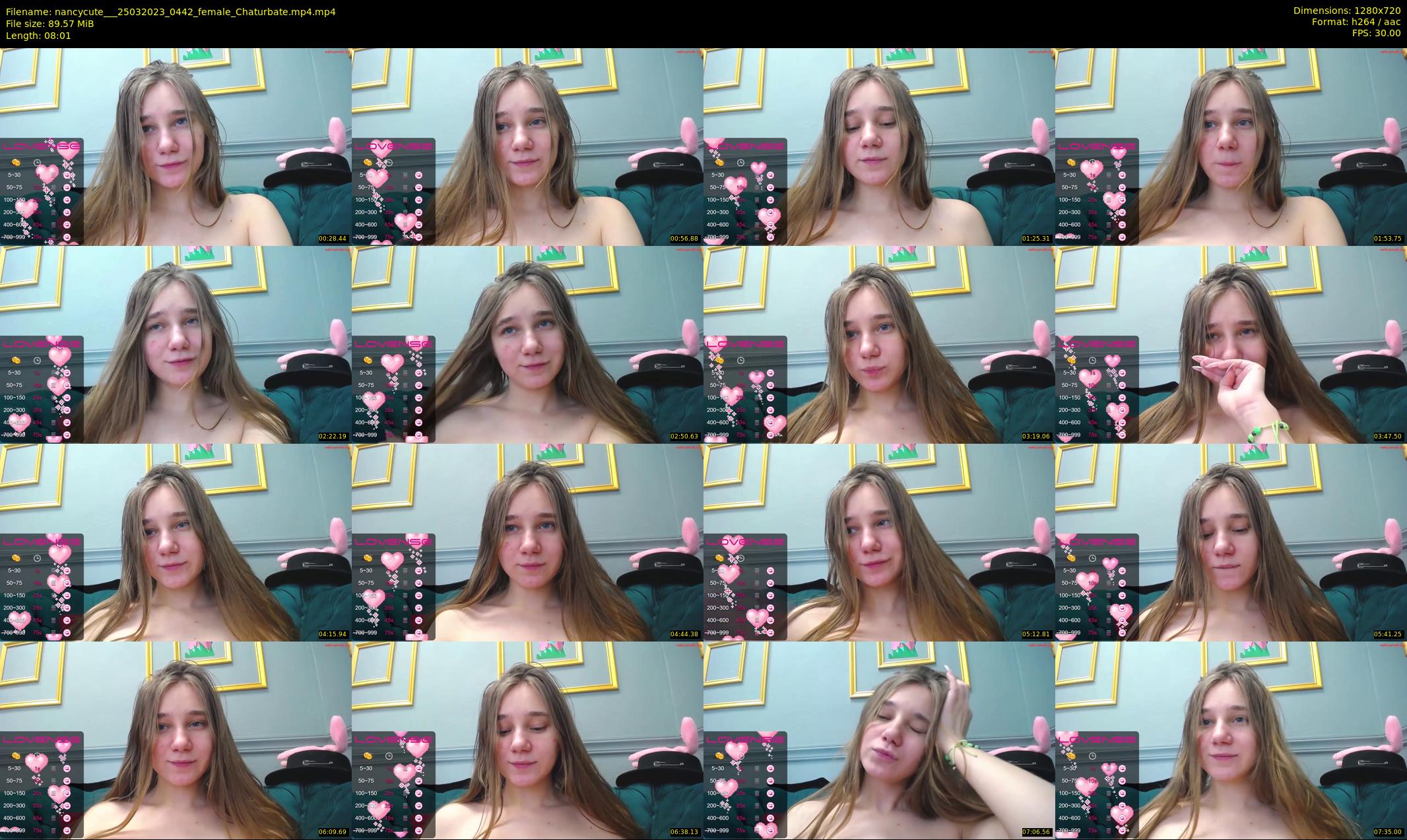 nancycute__ — 9 minute Chaturbate female cam show recording, 720p, Mar 25, 2023