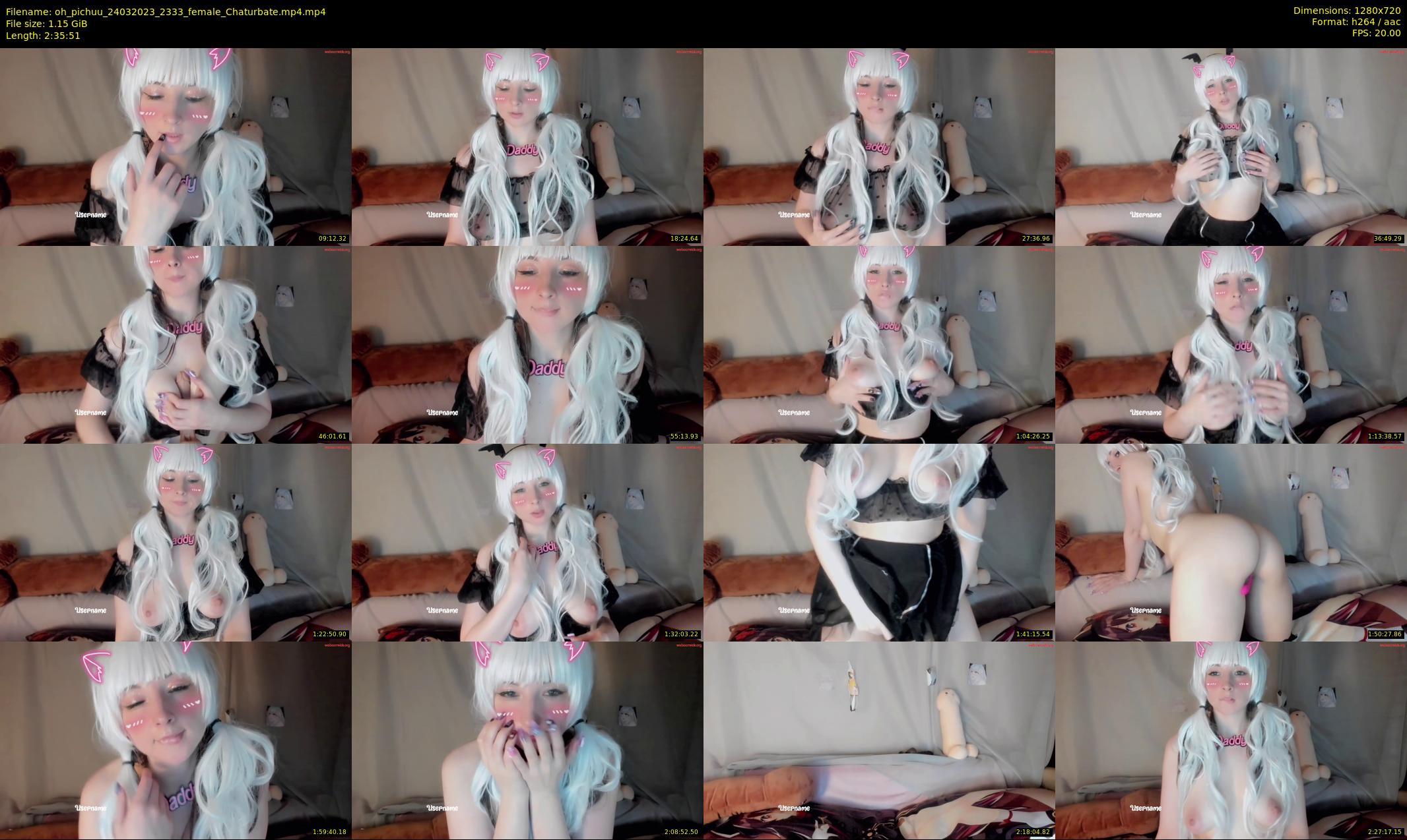 oh_pichuu — 156 minute Chaturbate female cam show recording, 720p, Mar 24, 2023