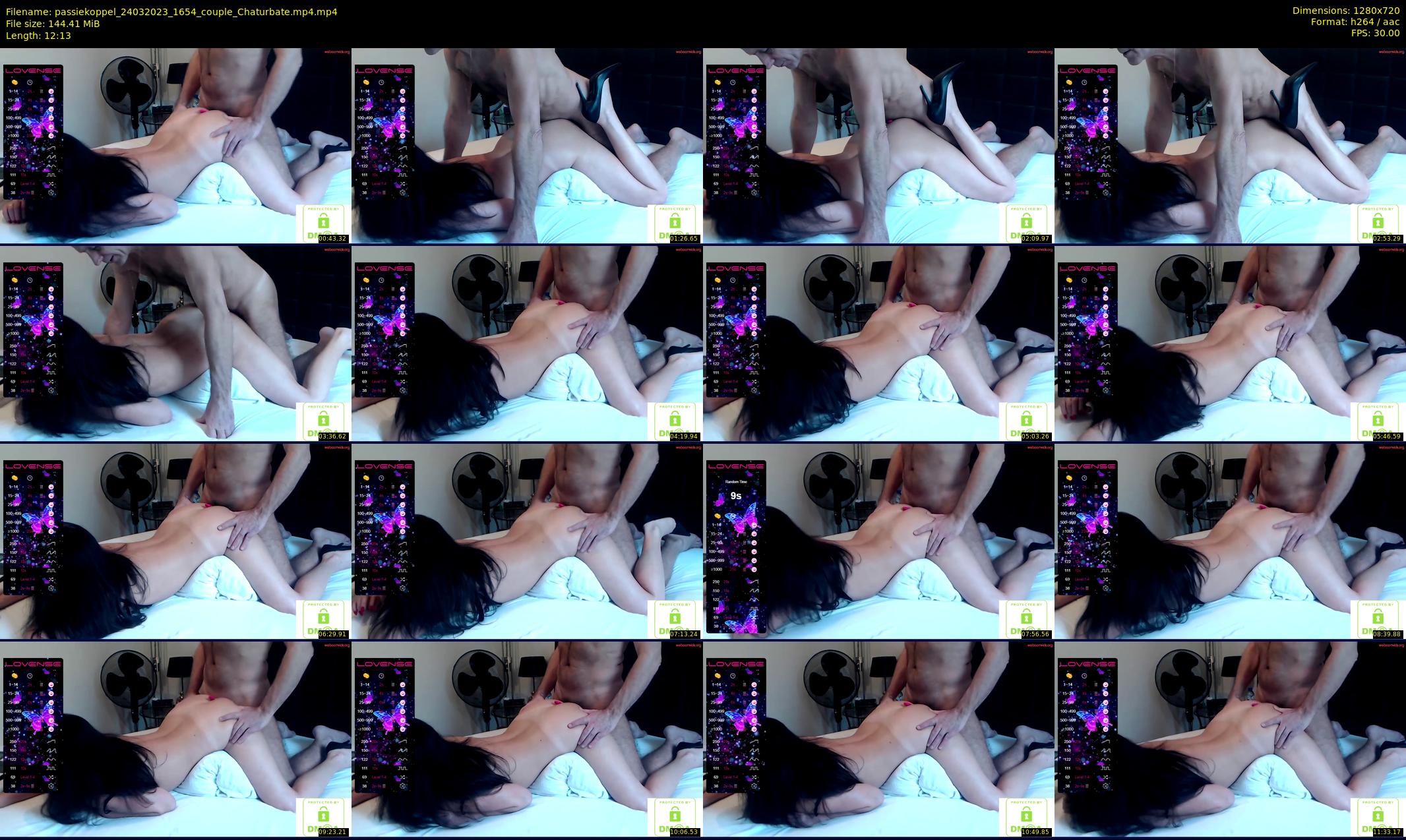 passiekoppel — 13 minute Chaturbate couple cam show recording, 720p, Mar 24, 2023