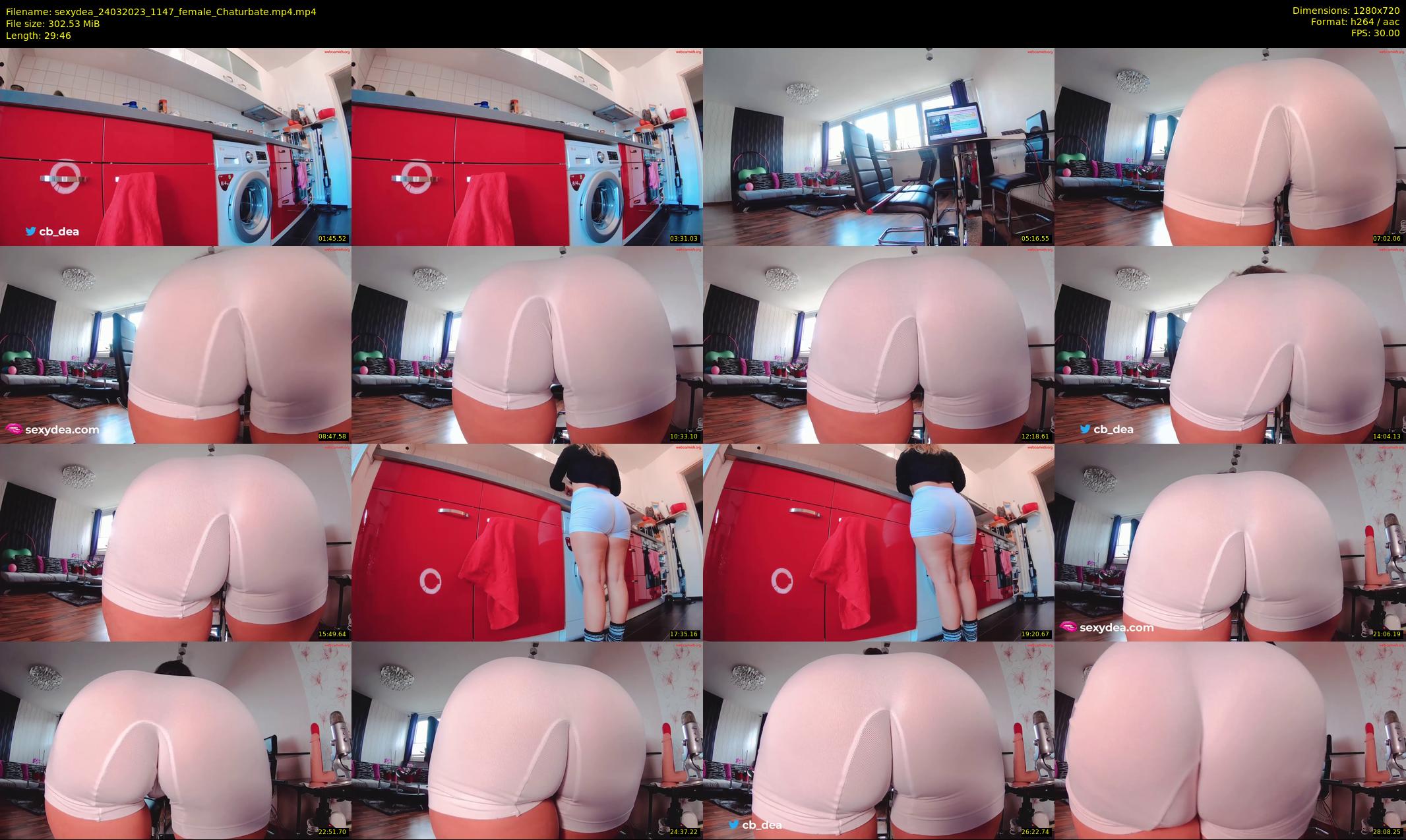 sexydea — 30 minute Chaturbate female cam show recording, 720p, Mar 24, 2023