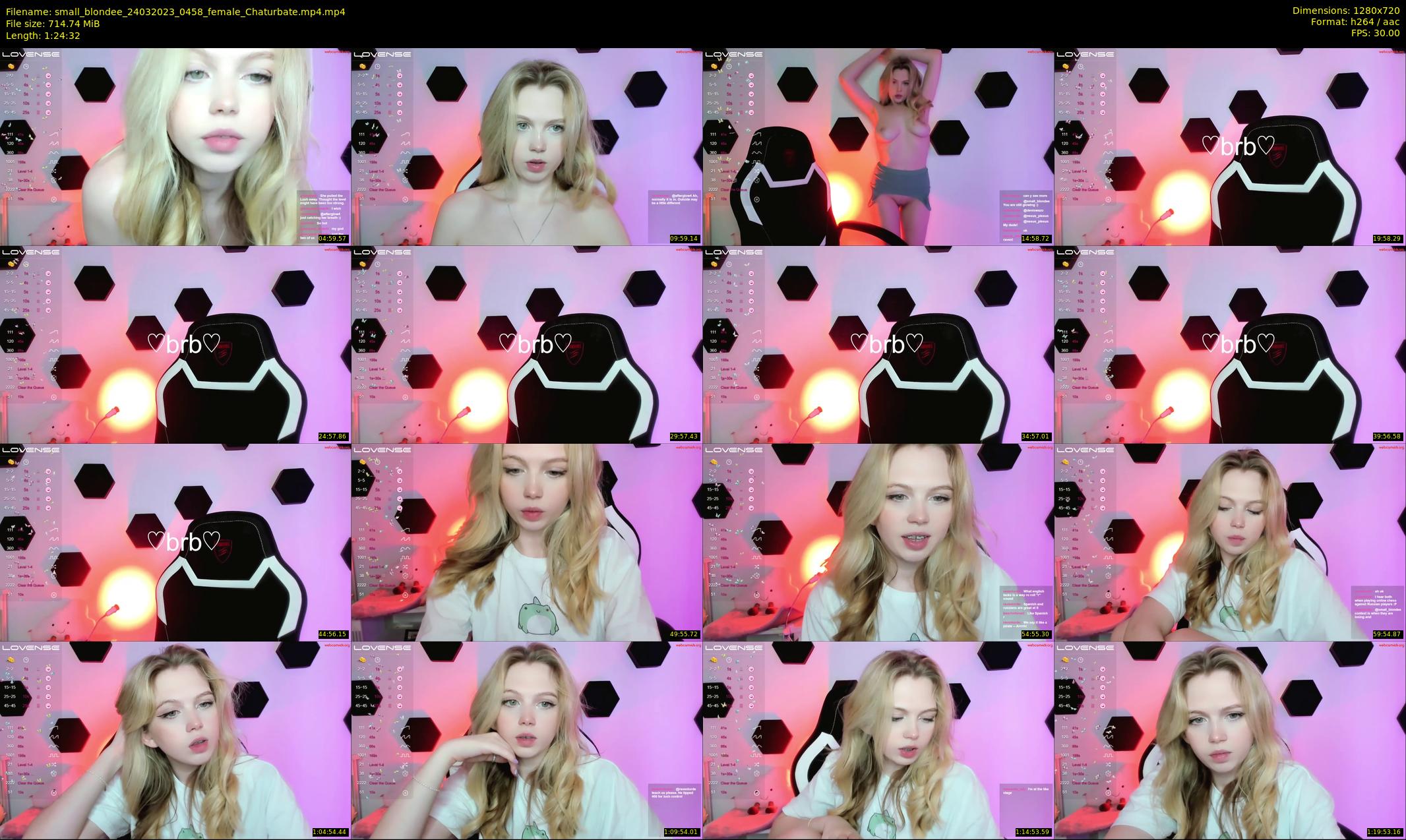 small_blondee — 85 minute Chaturbate female cam show recording, 720p, Mar 24, 2023
