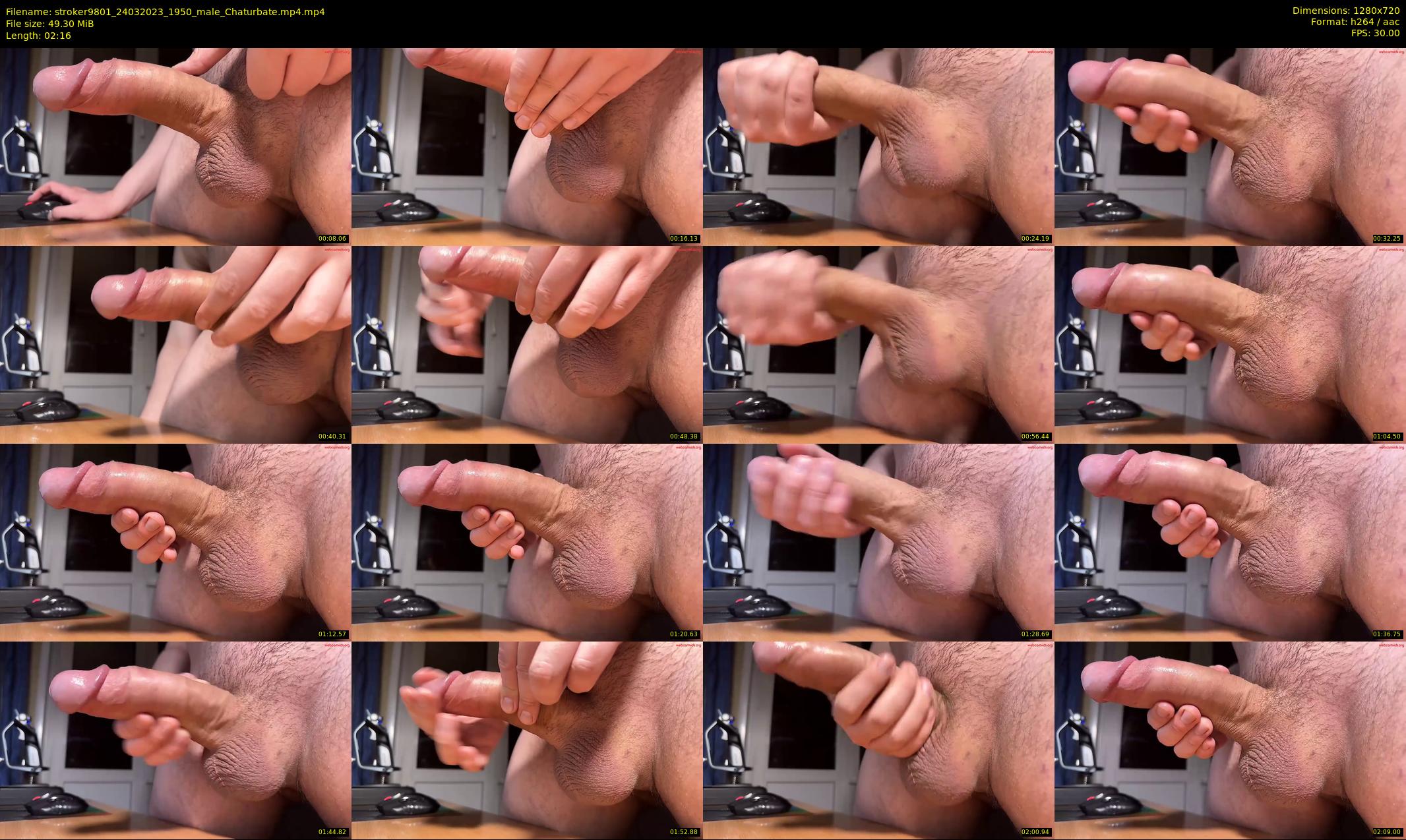 stroker9801 — 3 minute Chaturbate male cam show recording, 720p, Mar 24, 2023