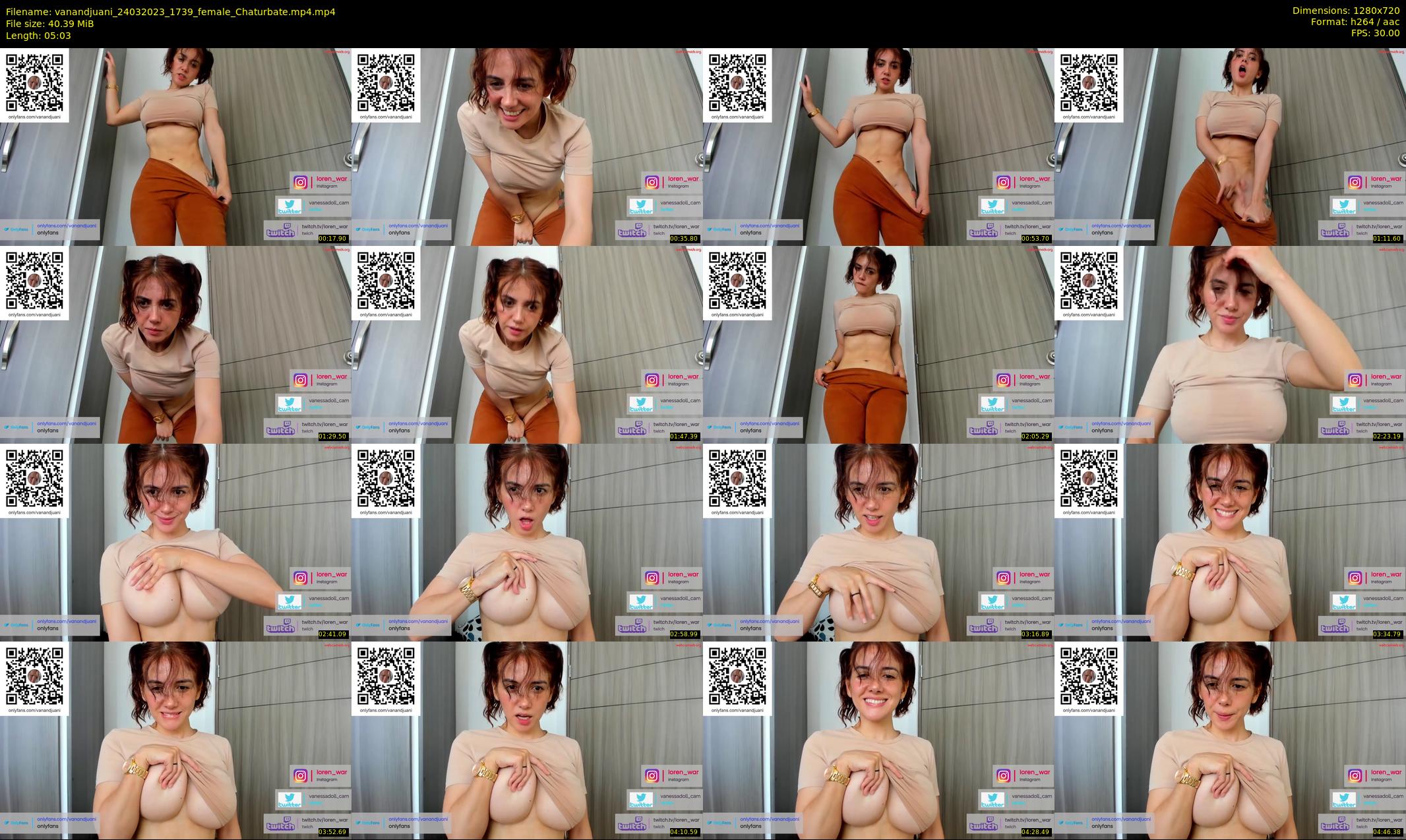 vanandjuani — 6 minute Chaturbate female cam show recording, 720p, Mar 24, 2023