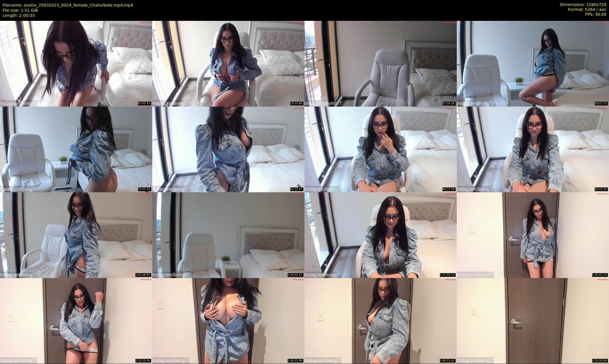 zoeliiv — 121 minute Chaturbate female cam show recording, 720p, Mar 25, 2023