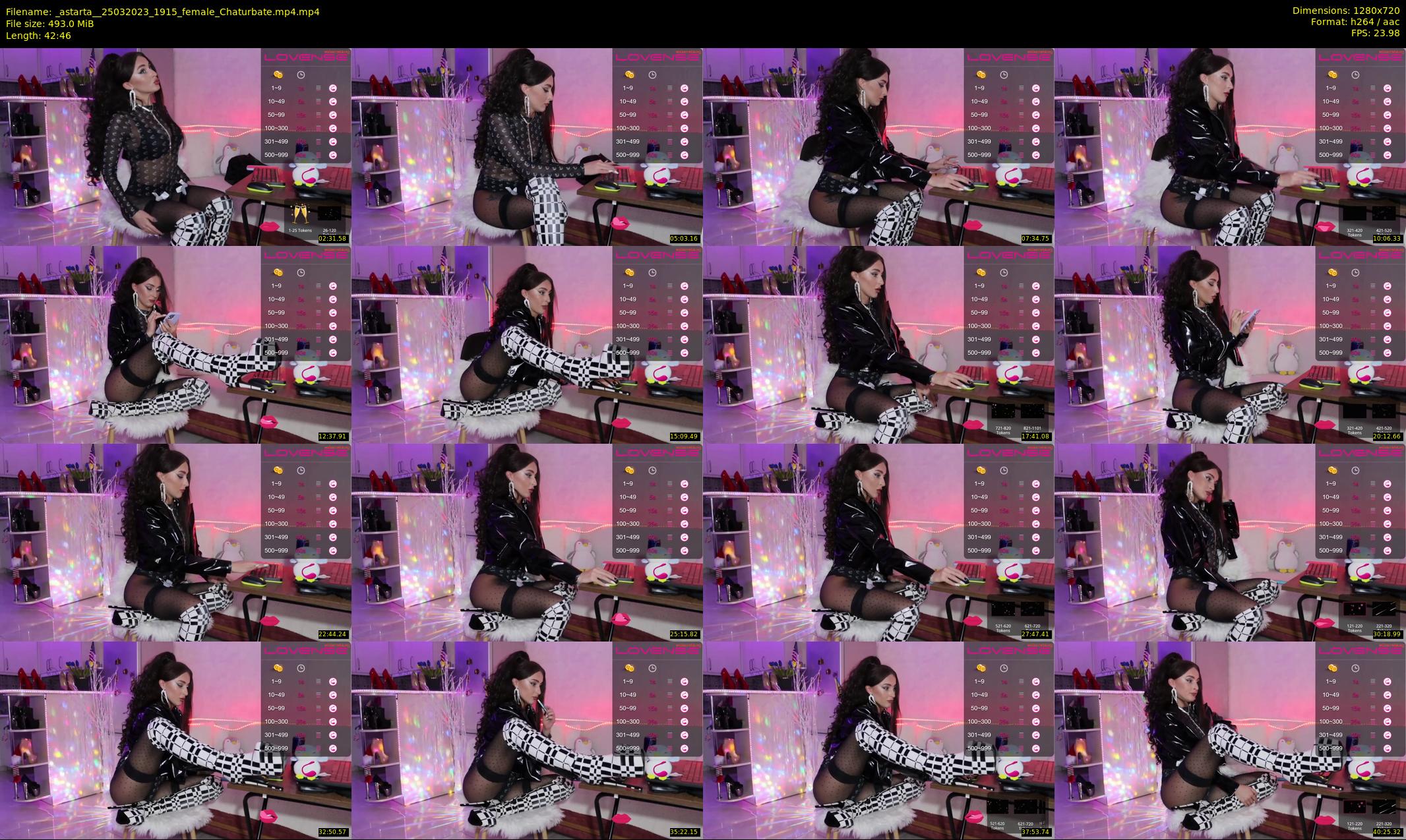 _astarta_ — 43 minute Chaturbate female cam show recording, 720p, Mar 25, 2023