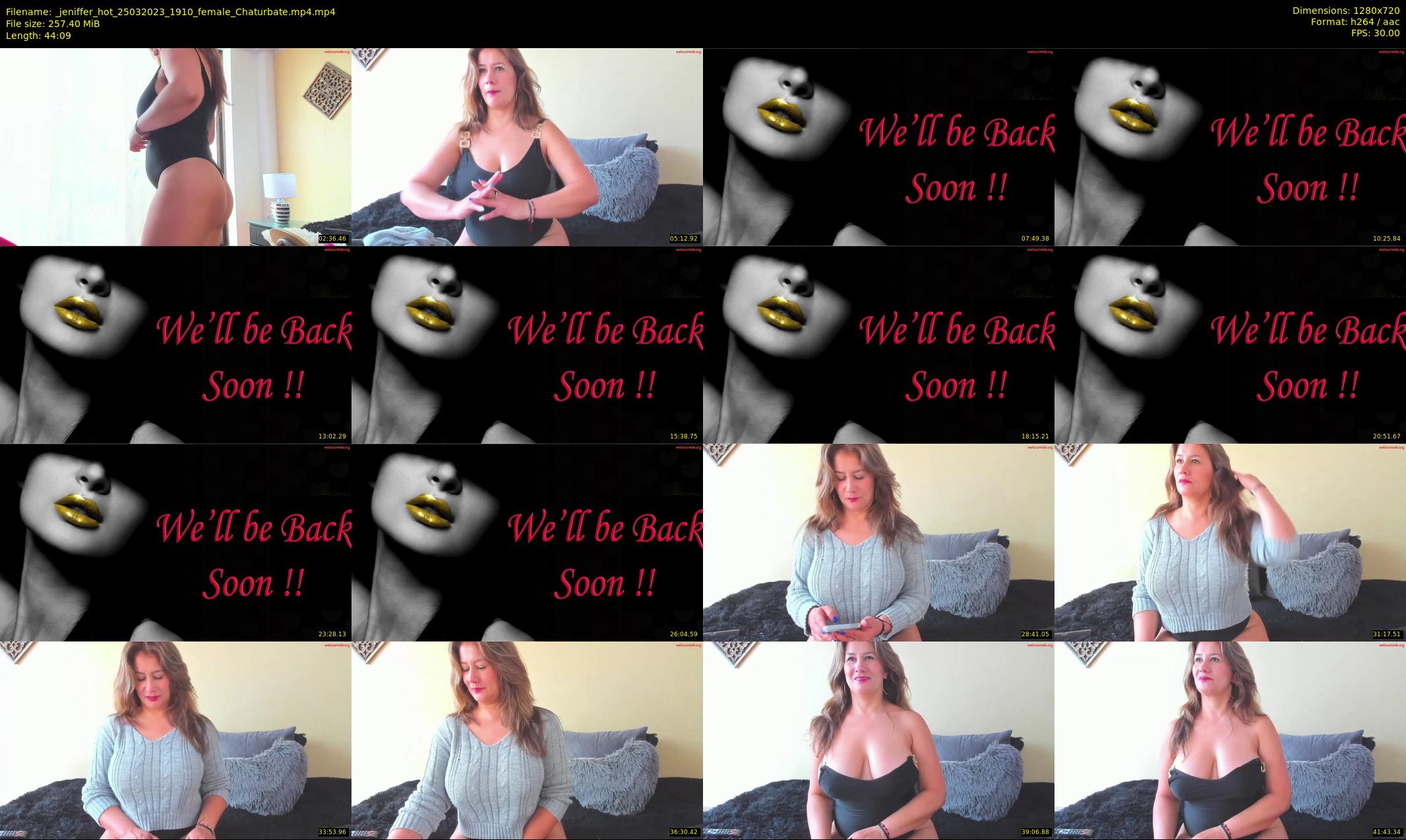 _jeniffer_hot — 45 minute Chaturbate female cam show recording, 720p, Mar 25, 2023