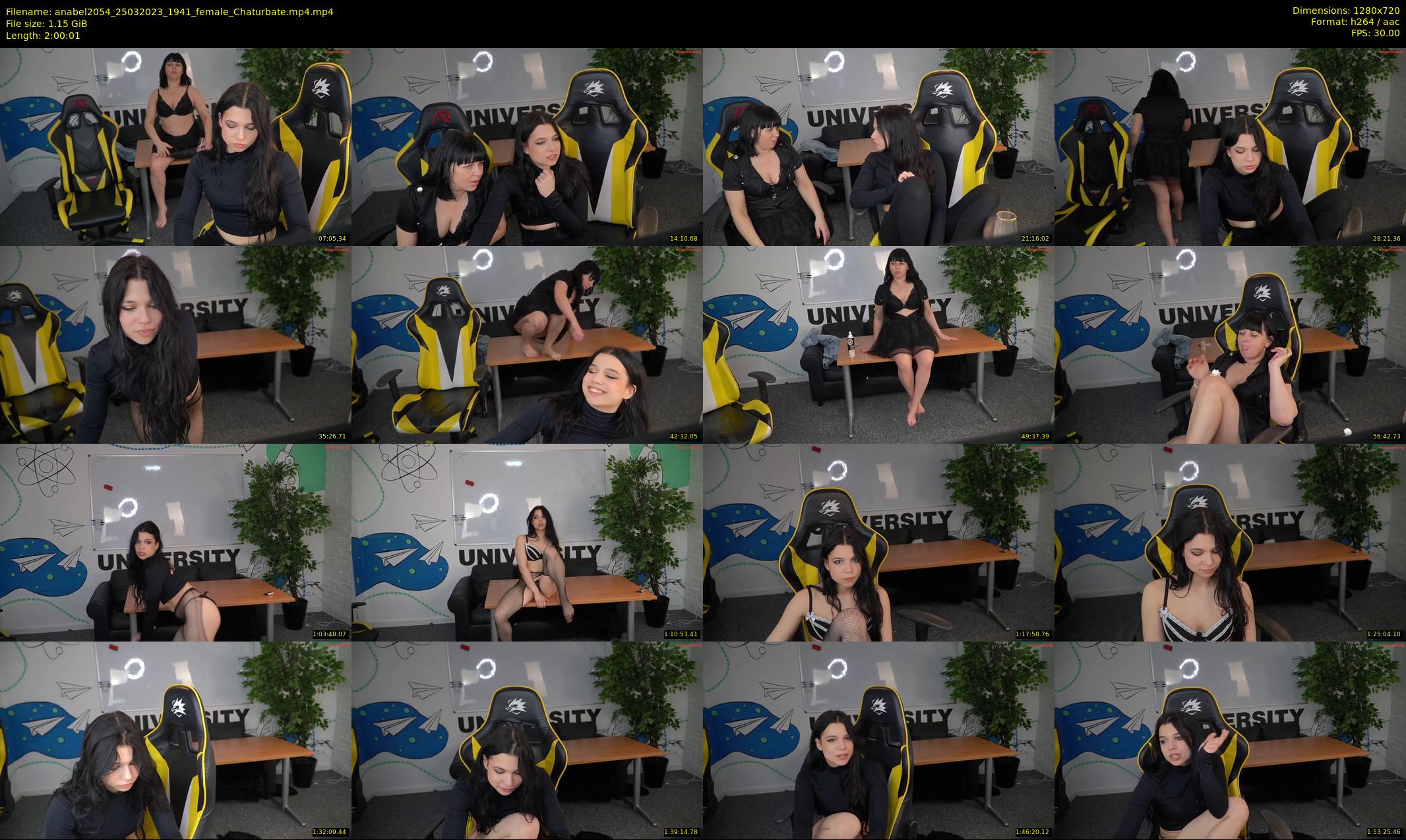 anabel2054 — 121 minute Chaturbate female cam show recording, 720p, Mar 25, 2023