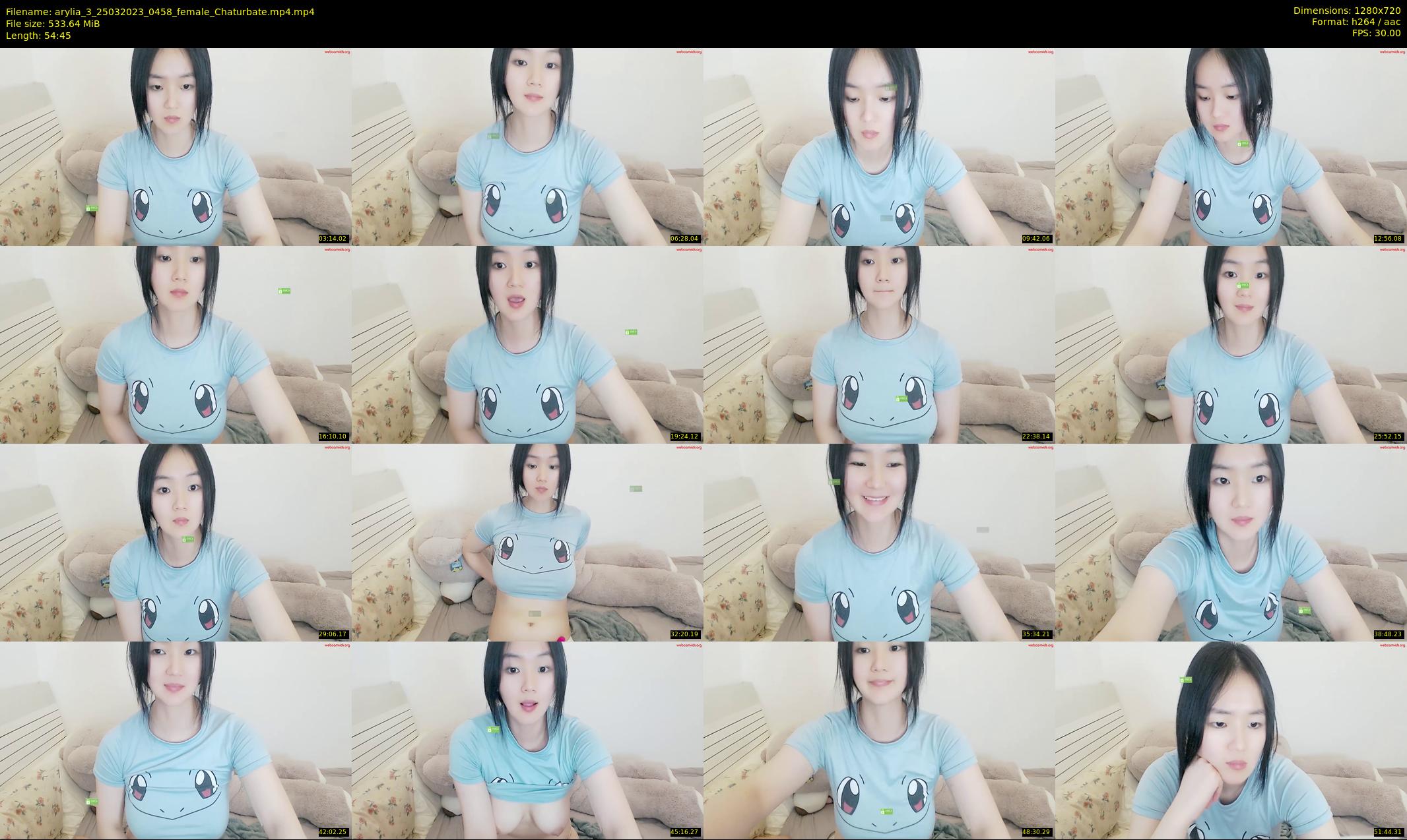 arylia_3 — 55 minute Chaturbate female cam show recording, 720p, Mar 25, 2023