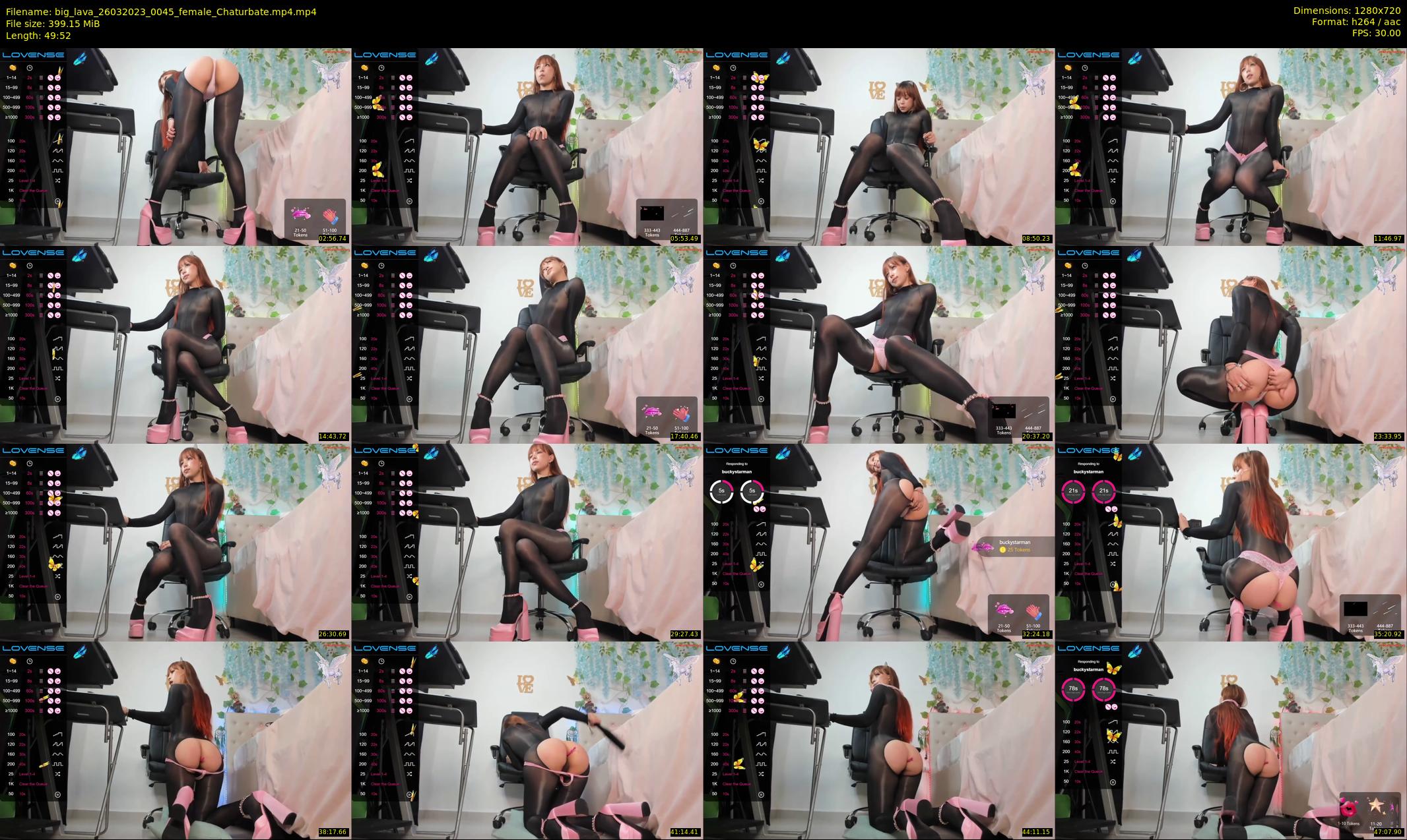 big_lava — 50 minute Chaturbate female cam show recording, 720p, Mar 26, 2023