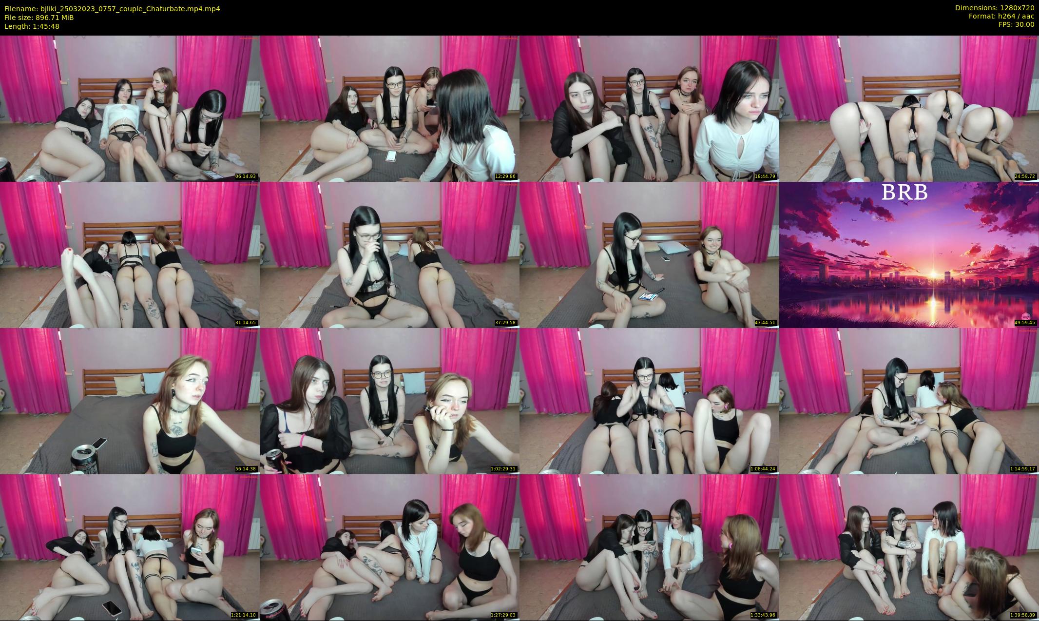 bjliki — 106 minute Chaturbate couple cam show recording, 720p, Mar 25, 2023