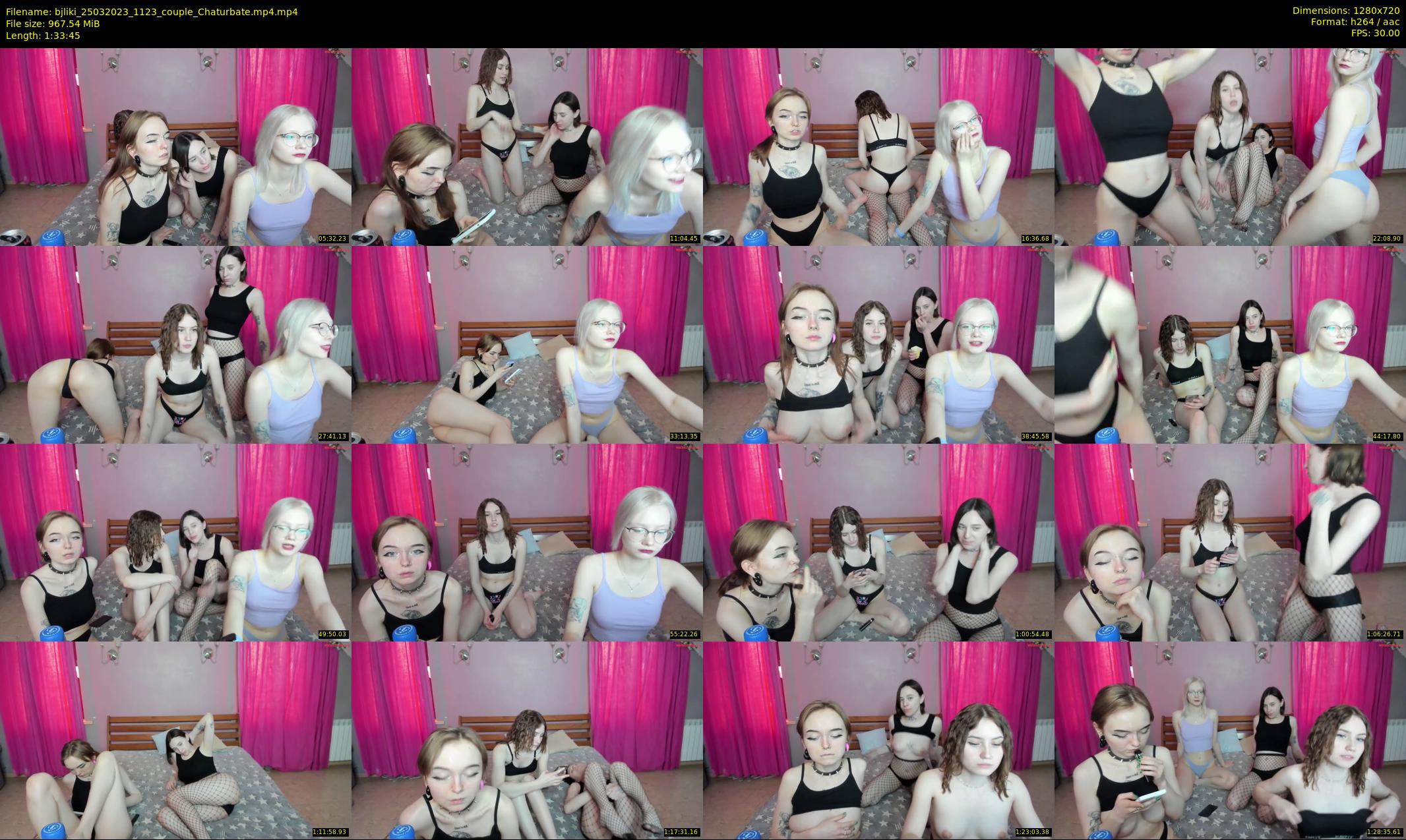 bjliki — 94 minute Chaturbate couple cam show recording, 720p, Mar 25, 2023