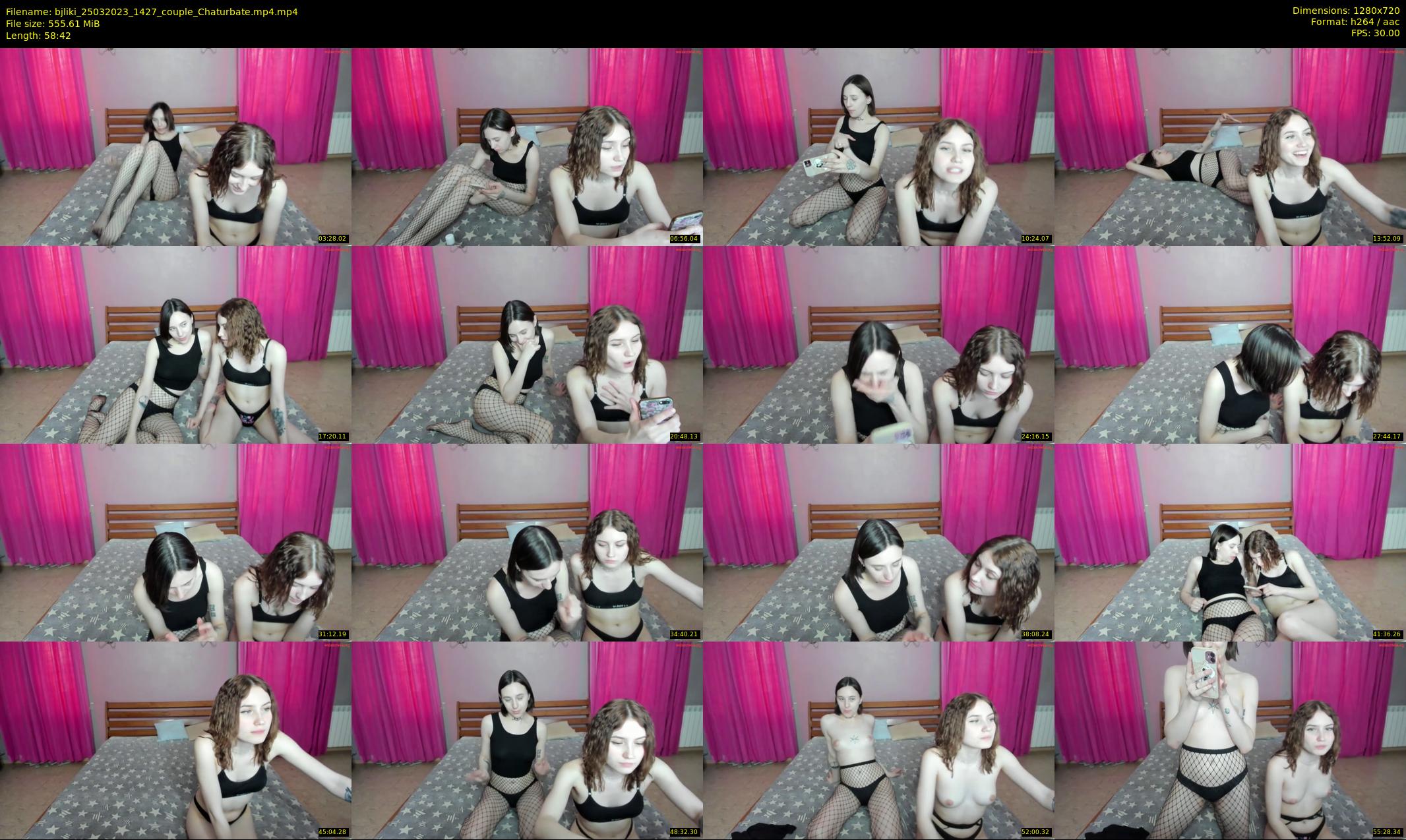bjliki — 59 minute Chaturbate couple cam show recording, 720p, Mar 25, 2023