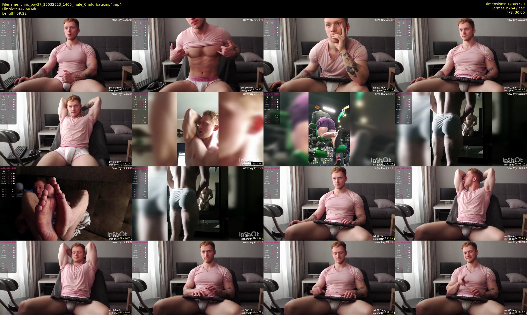 chris_boy37 — 60 minute Chaturbate male cam show recording, 720p, Mar 25, 2023