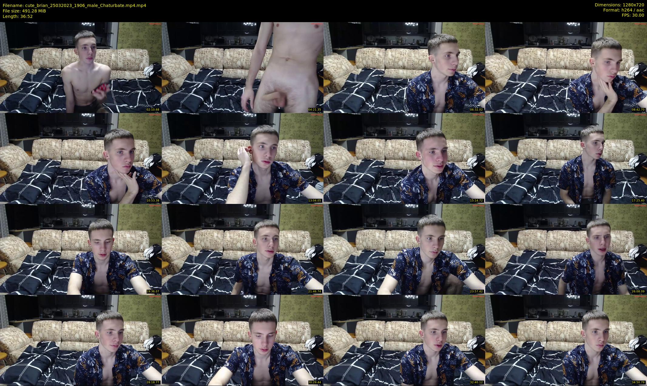 cute_brian — 37 minute Chaturbate male cam show recording, 720p, Mar 25, 2023