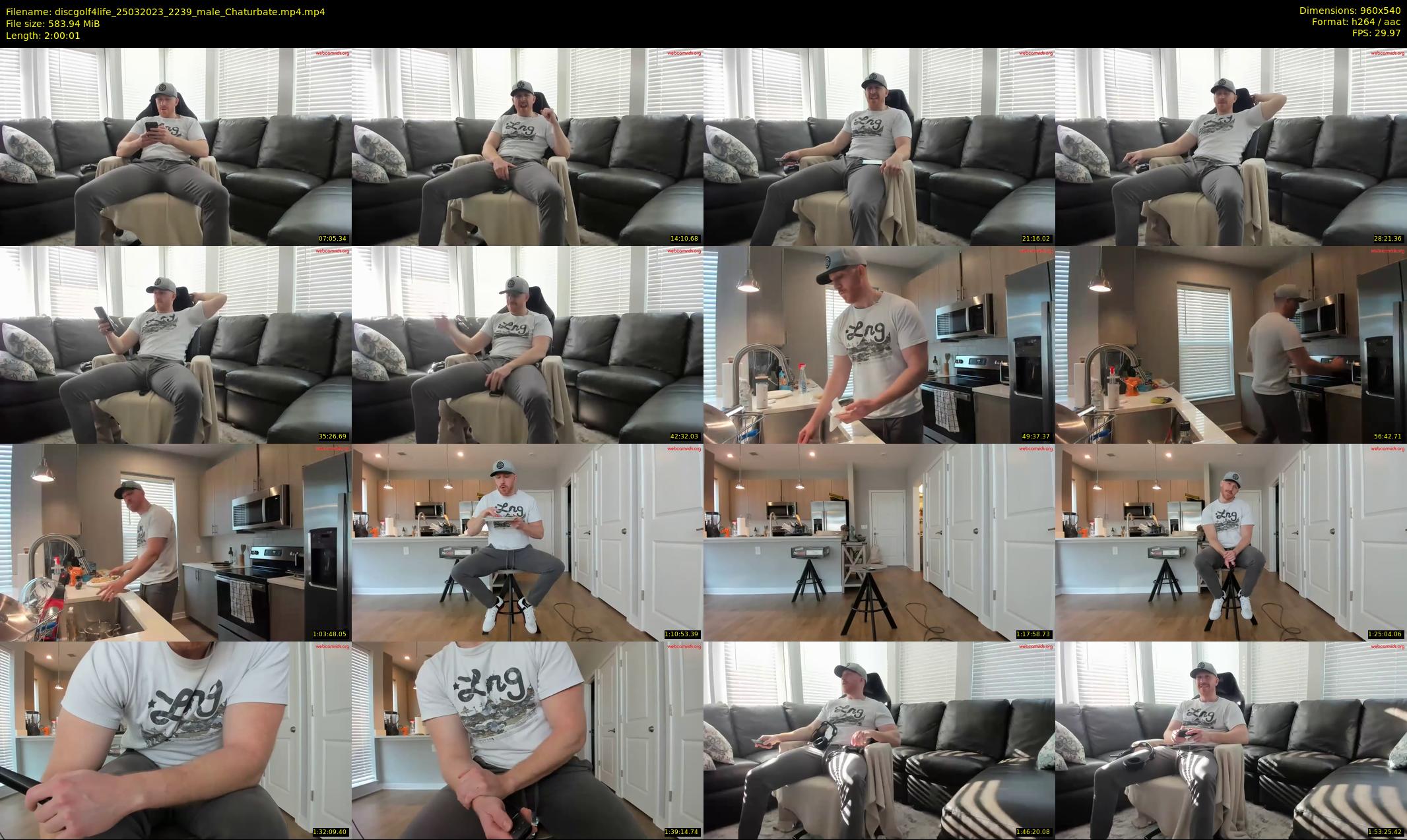 discgolf4life — 121 minute Chaturbate male cam show recording, 480p, Mar 25, 2023