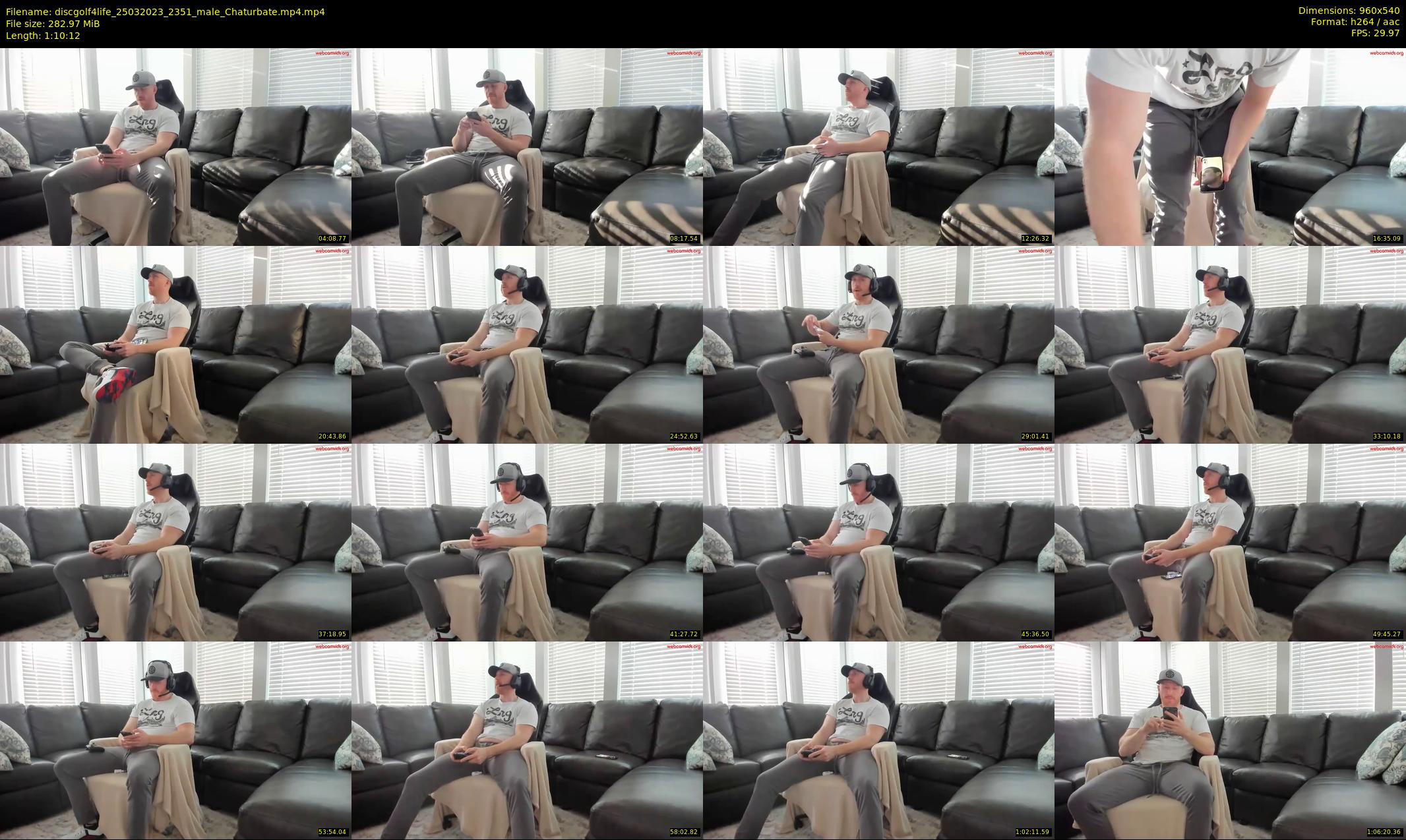 discgolf4life — 71 minute Chaturbate male cam show recording, 480p, Mar 25, 2023