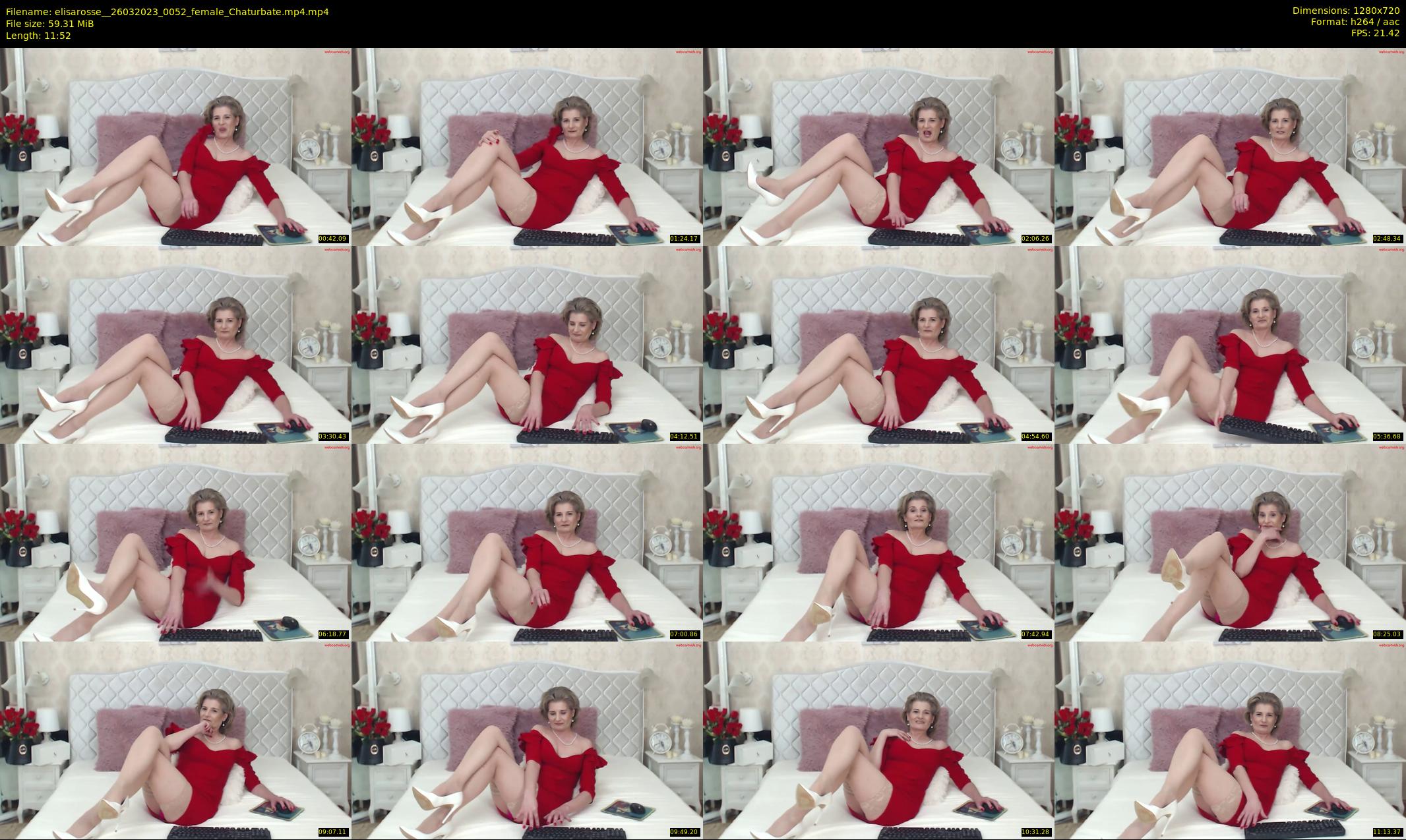 elisarosse_ — 12 minute Chaturbate female cam show recording, 720p, Mar 26, 2023