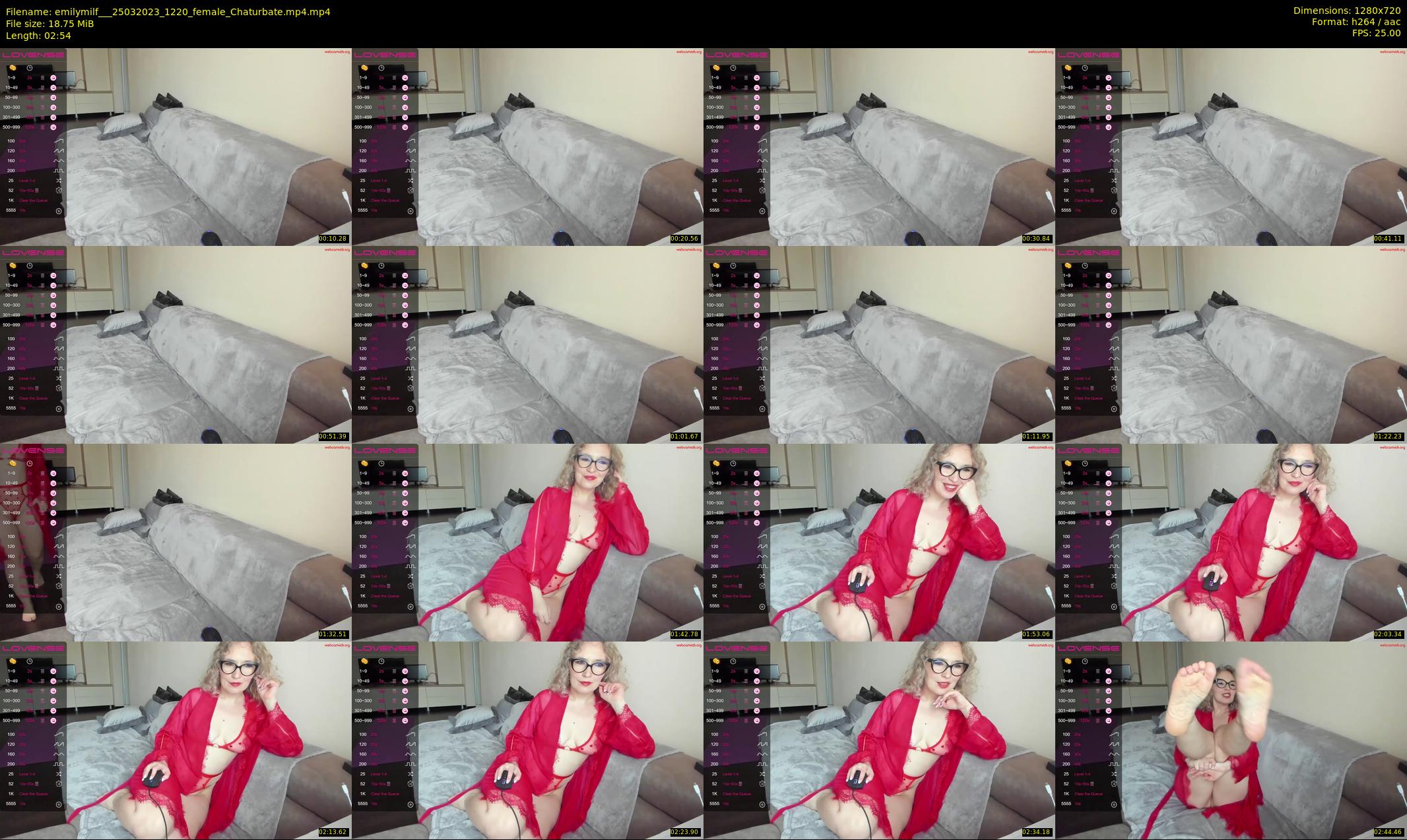 emilymilf__ — 3 minute Chaturbate female cam show recording, 720p, Mar 25, 2023