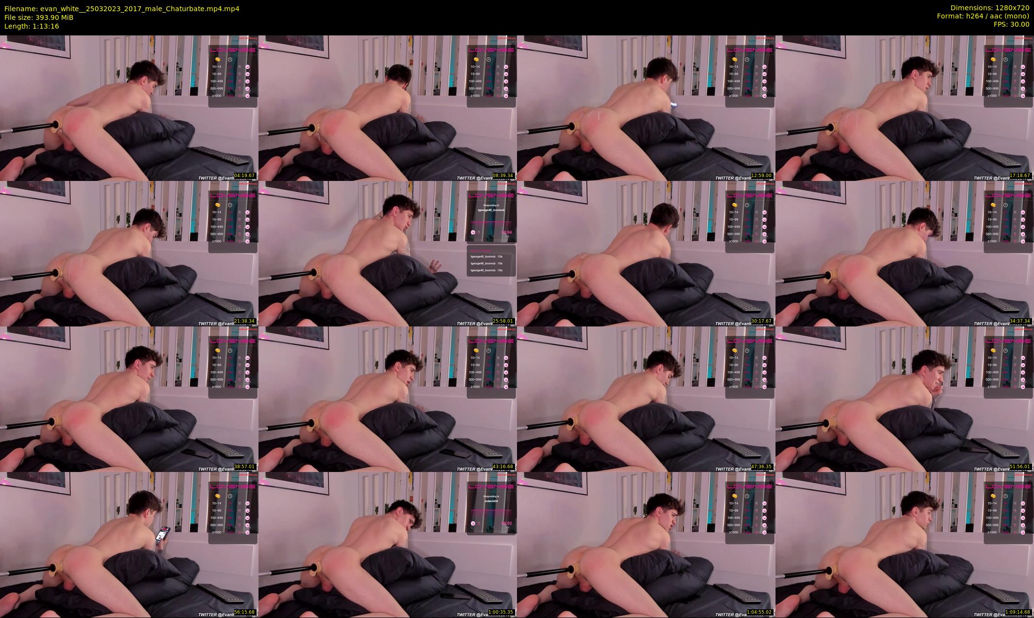 evan_white_ — 74 minute Chaturbate male cam show recording, 720p, Mar 25, 2023