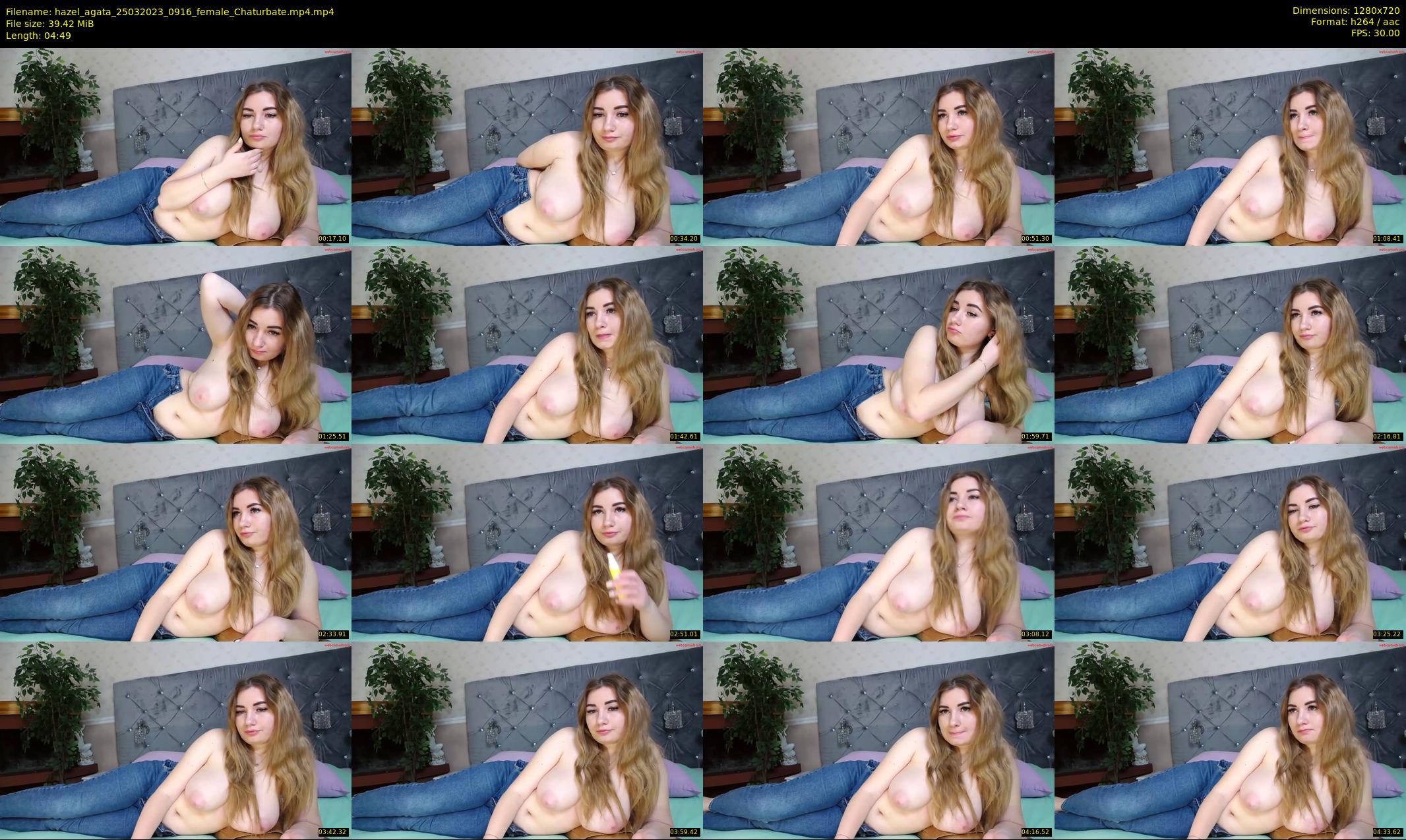 hazel_agata — 5 minute Chaturbate female cam show recording, 720p, Mar 25, 2023