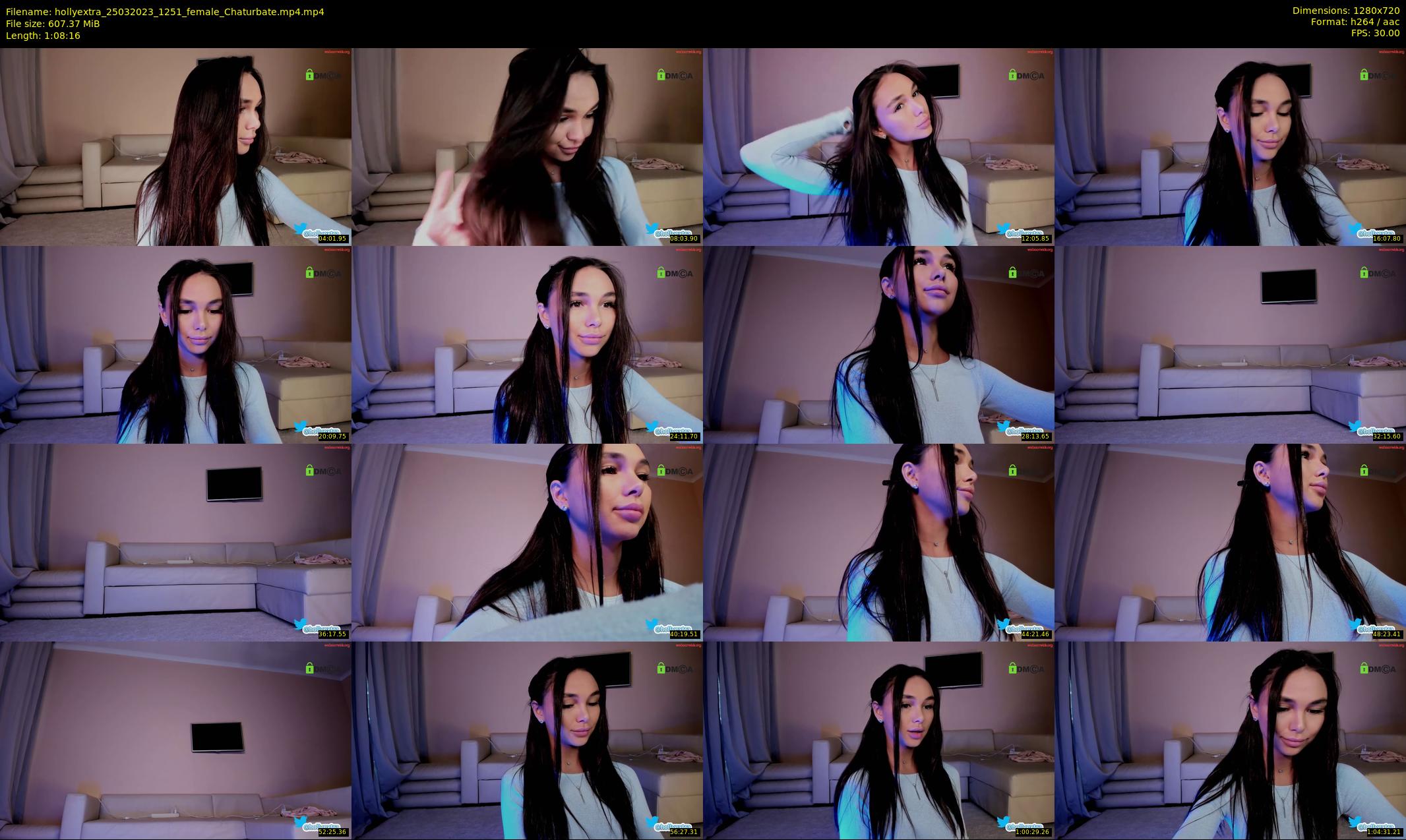 hollyextra — 69 minute Chaturbate female cam show recording, 720p, Mar 25, 2023
