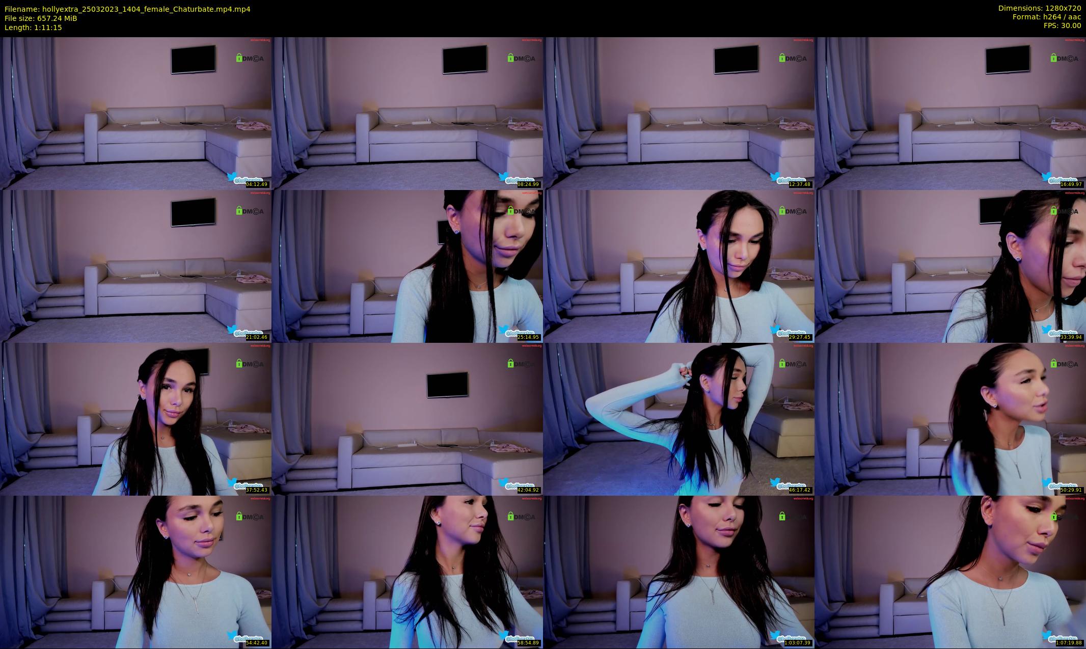 hollyextra — 72 minute Chaturbate female cam show recording, 720p, Mar 25, 2023